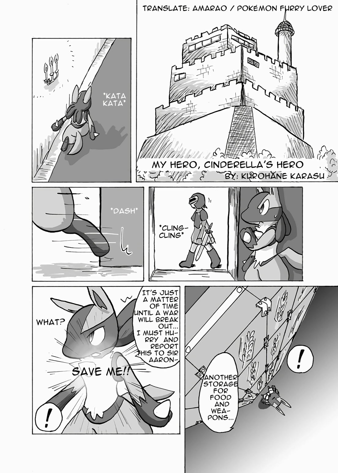 Lucario X Lopunny porn comic picture 2