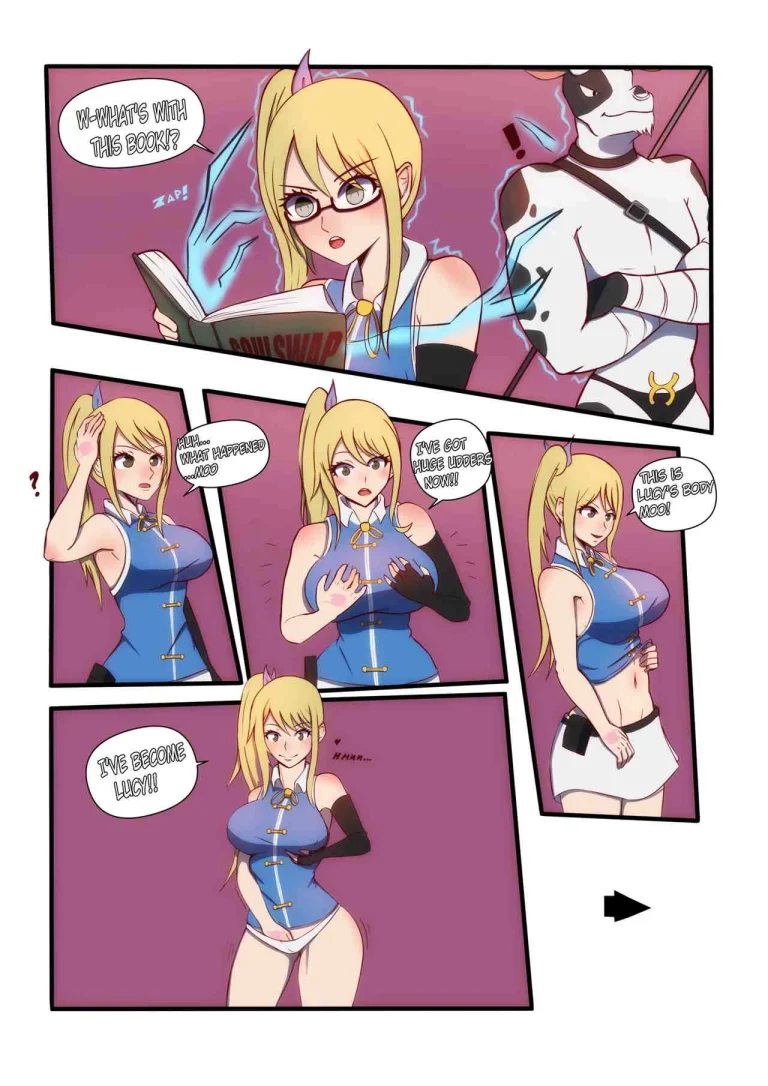 Lucy gets swapped with Taurus porn comic picture 4