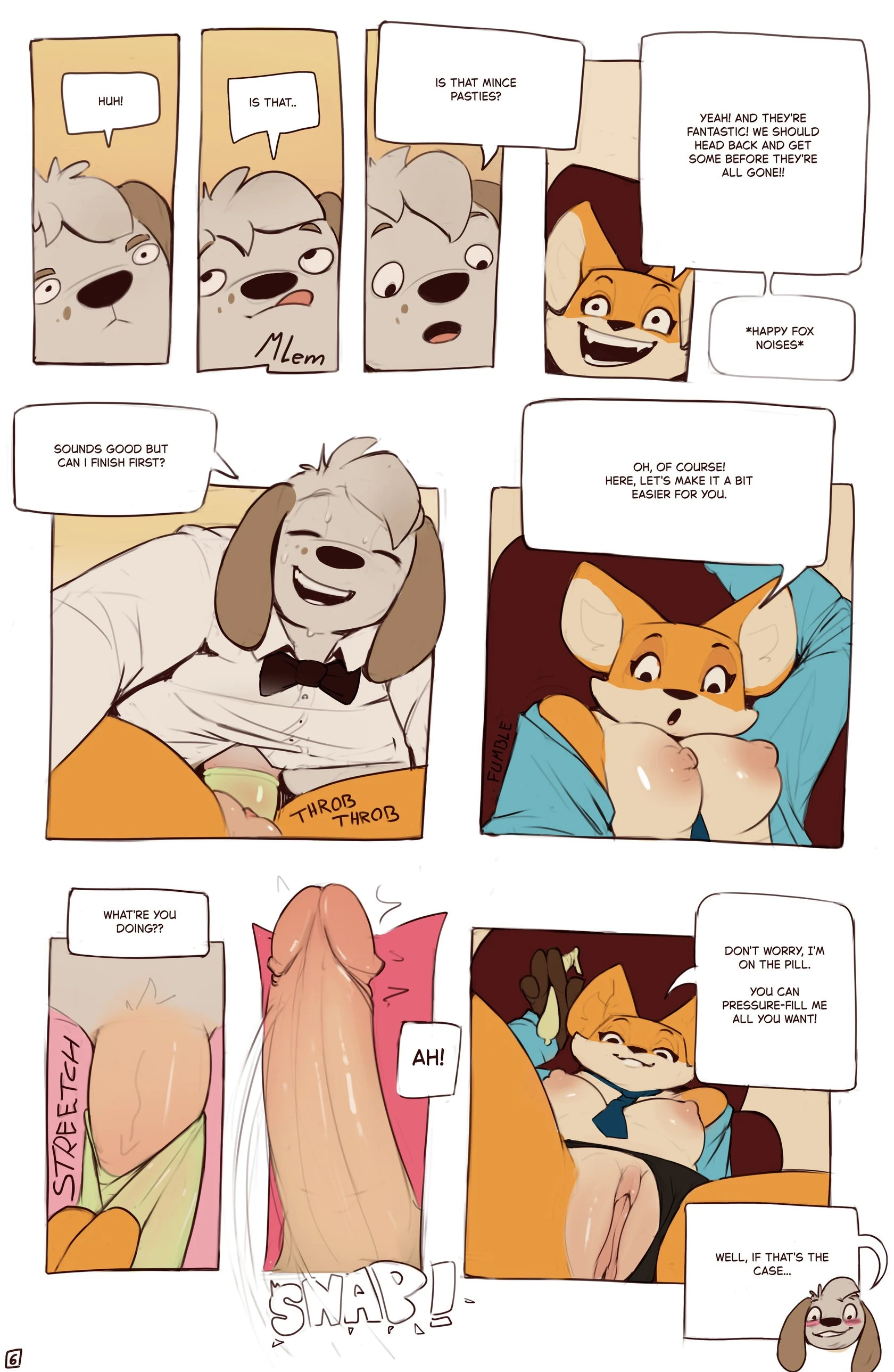 Lucy Sneaks into a wedding to raid the buffet and gets shagged porn comic picture 7