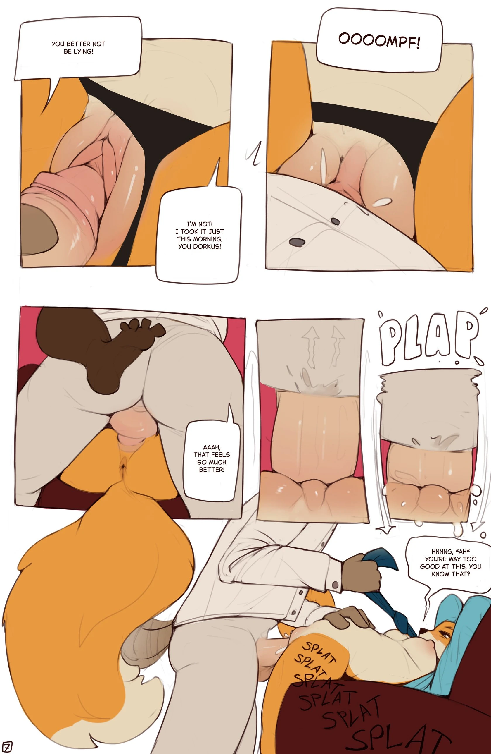 Lucy Sneaks into a wedding to raid the buffet and gets shagged porn comic picture 8