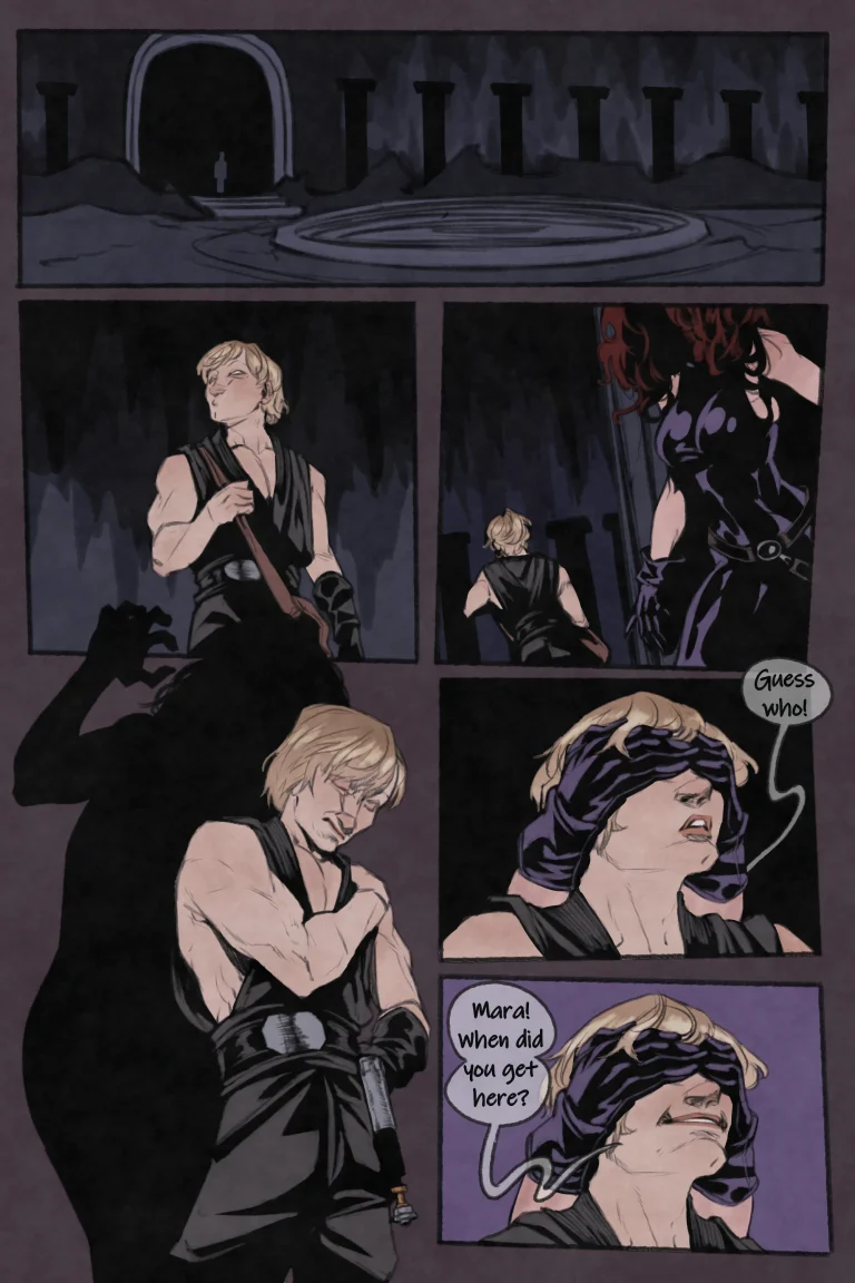 Luke and Mara porn comic picture 1