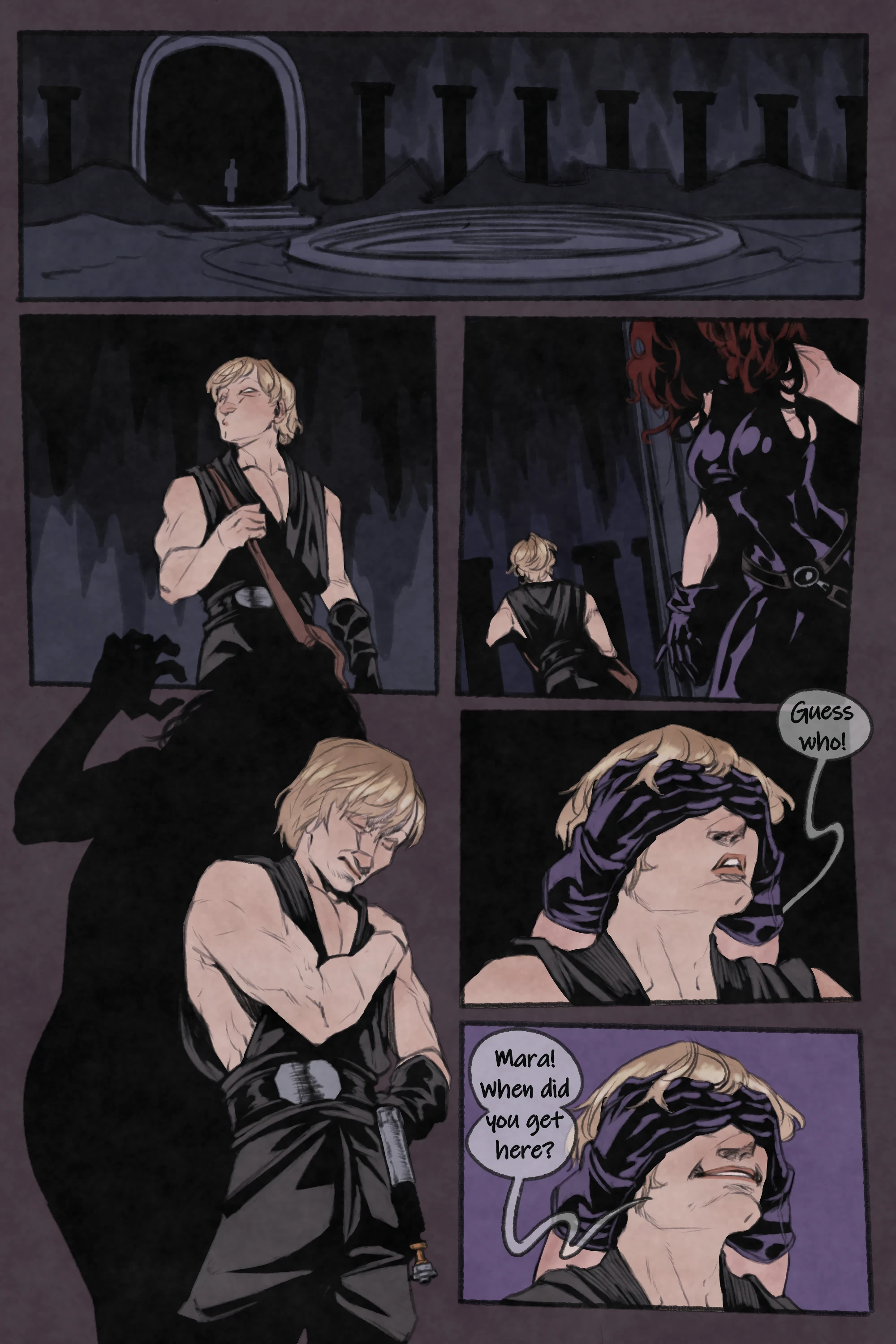 Luke and Mara porn comic picture 1