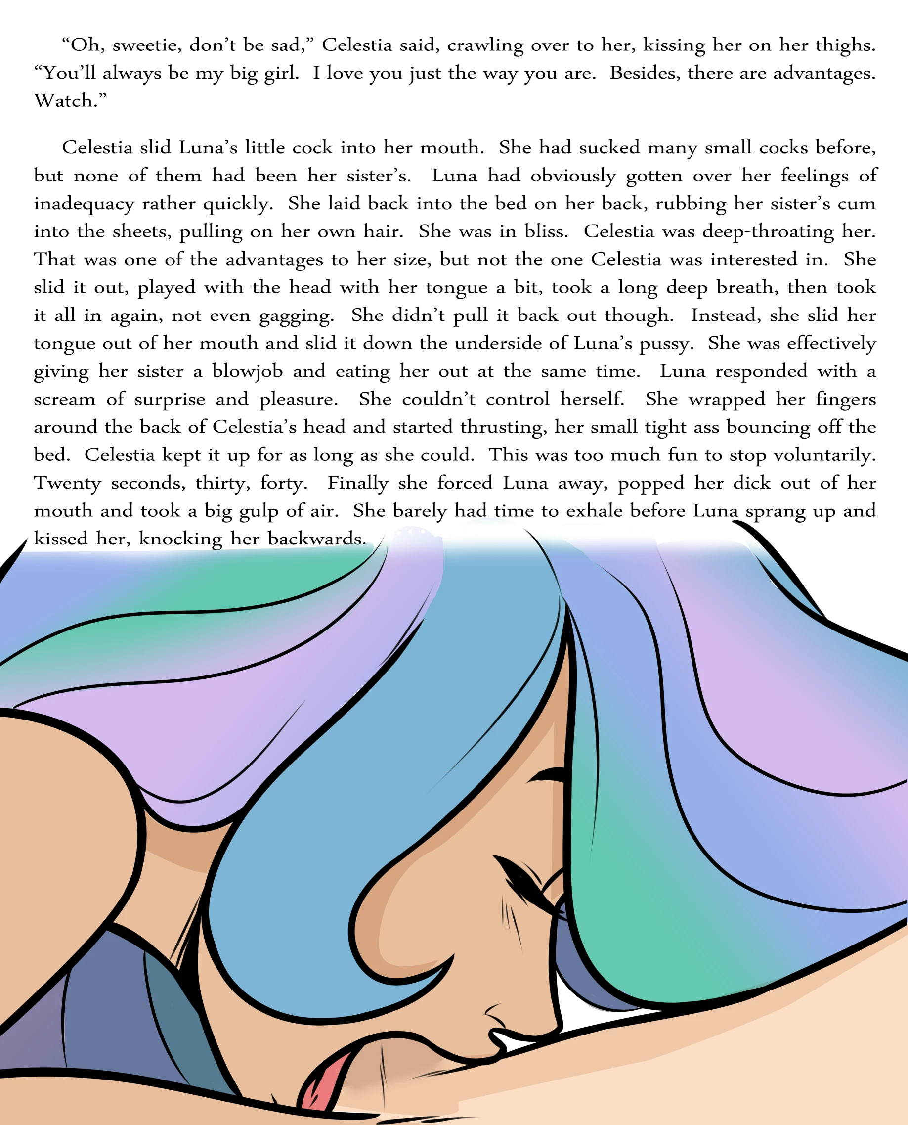 Luna's Magic Wand porn comic picture 21