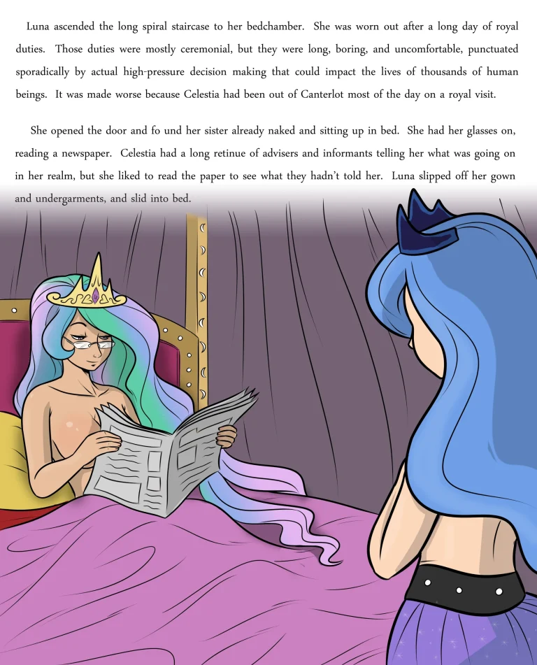 Luna's Magic Wand porn comic picture 3