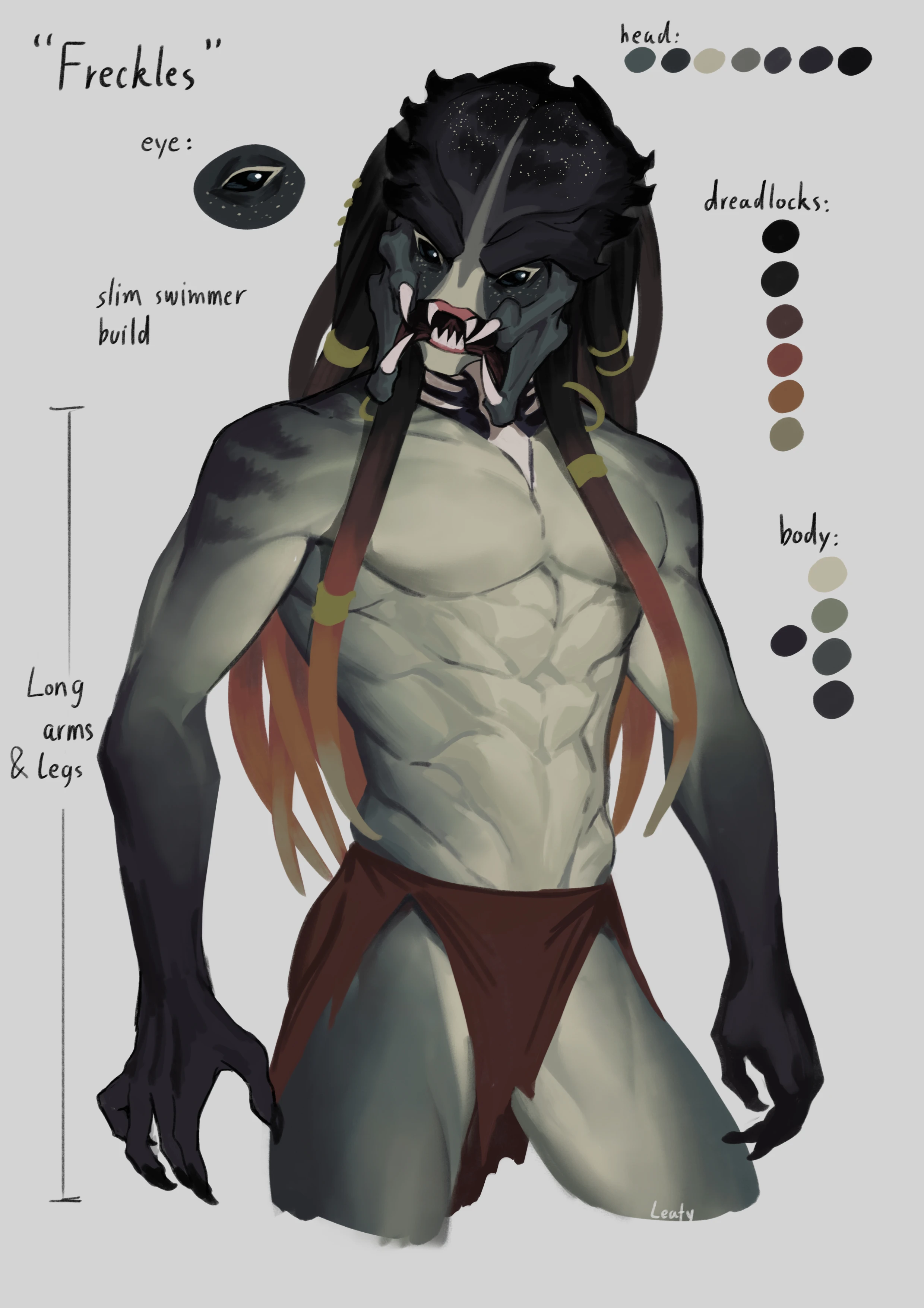 Luo & 'Freckles' (Yautja OC & "Ooman") porn comic picture 33