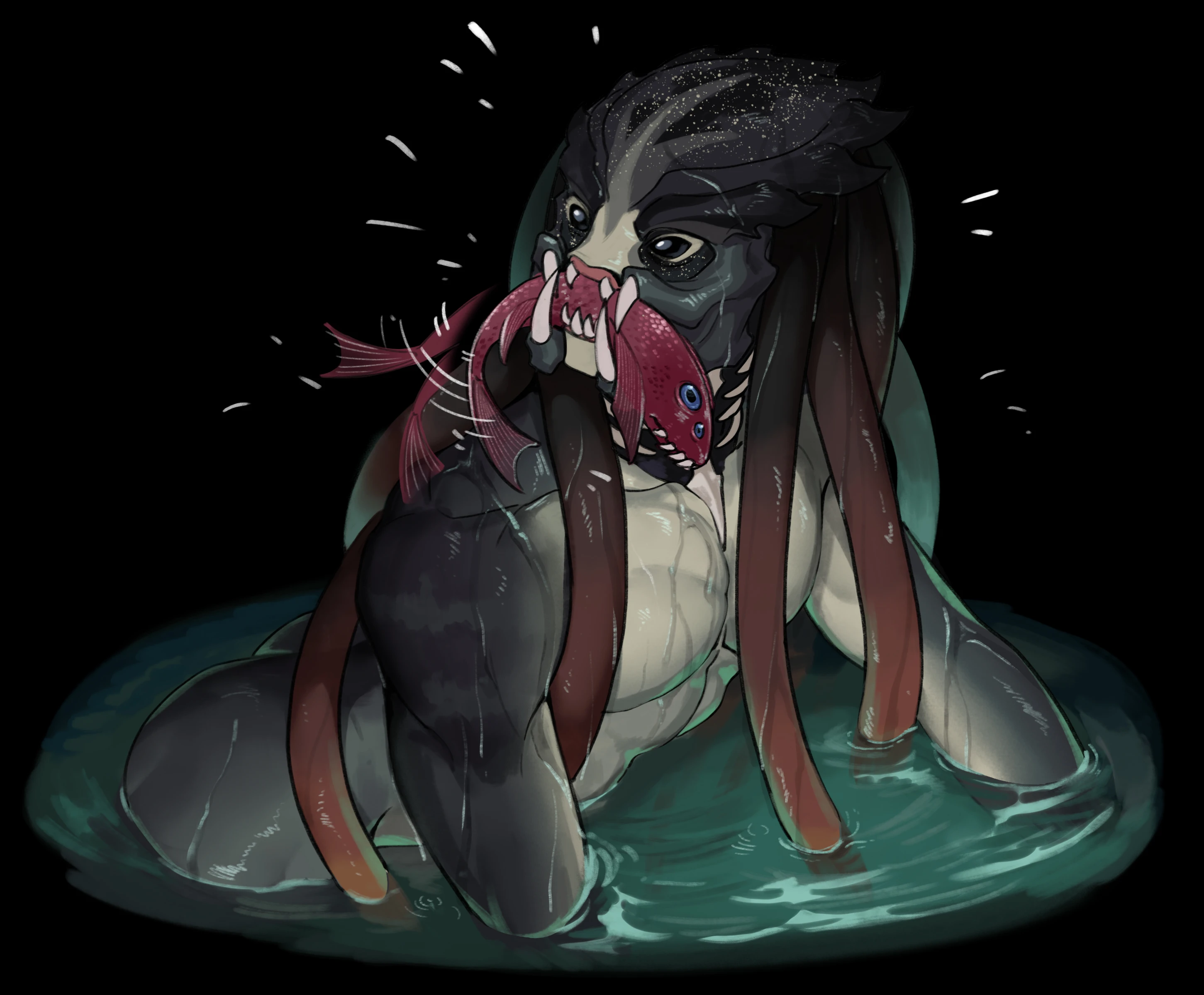 Luo & 'Freckles' (Yautja OC & "Ooman") porn comic picture 7