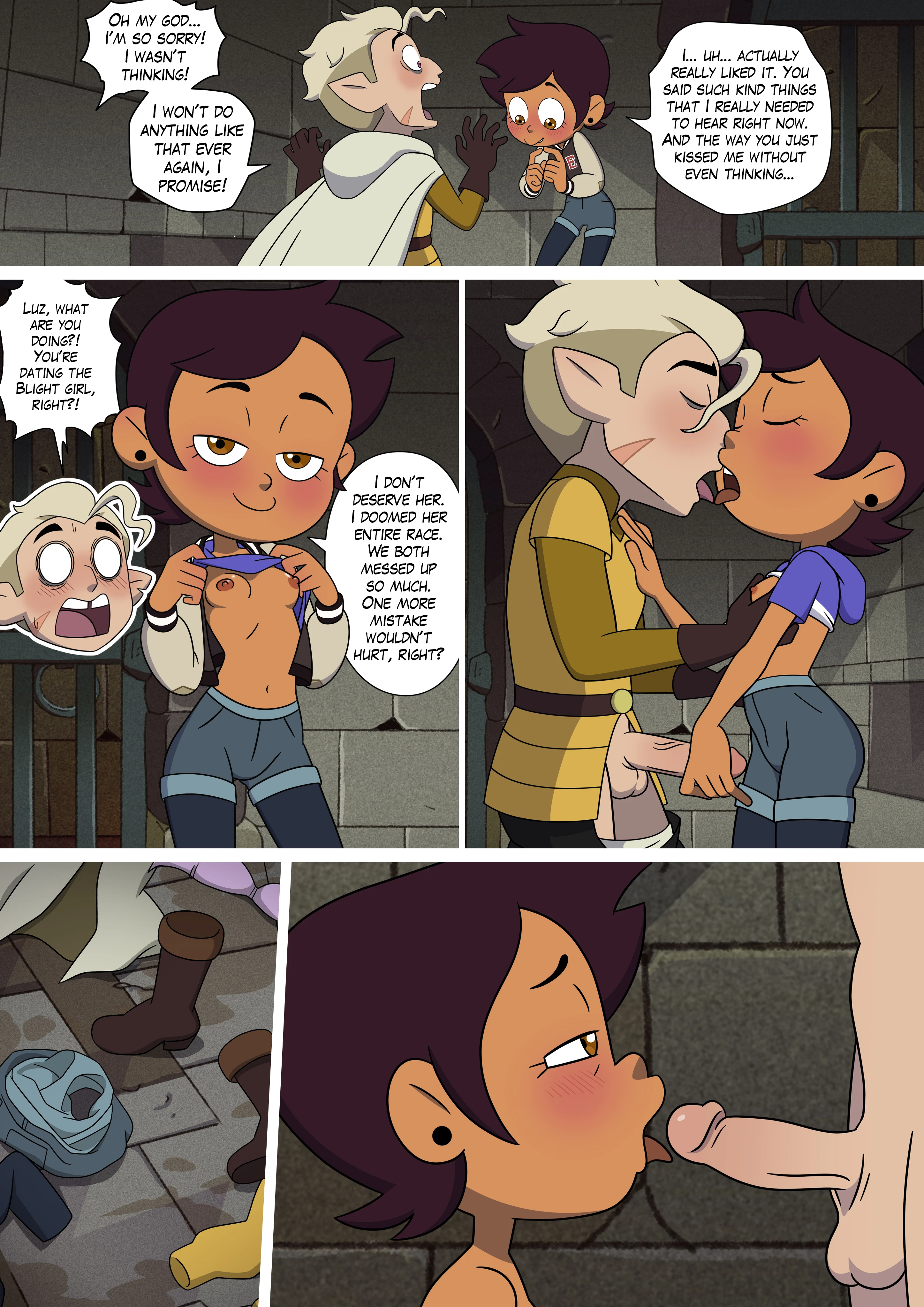 Luz x Hunter porn comic picture 2