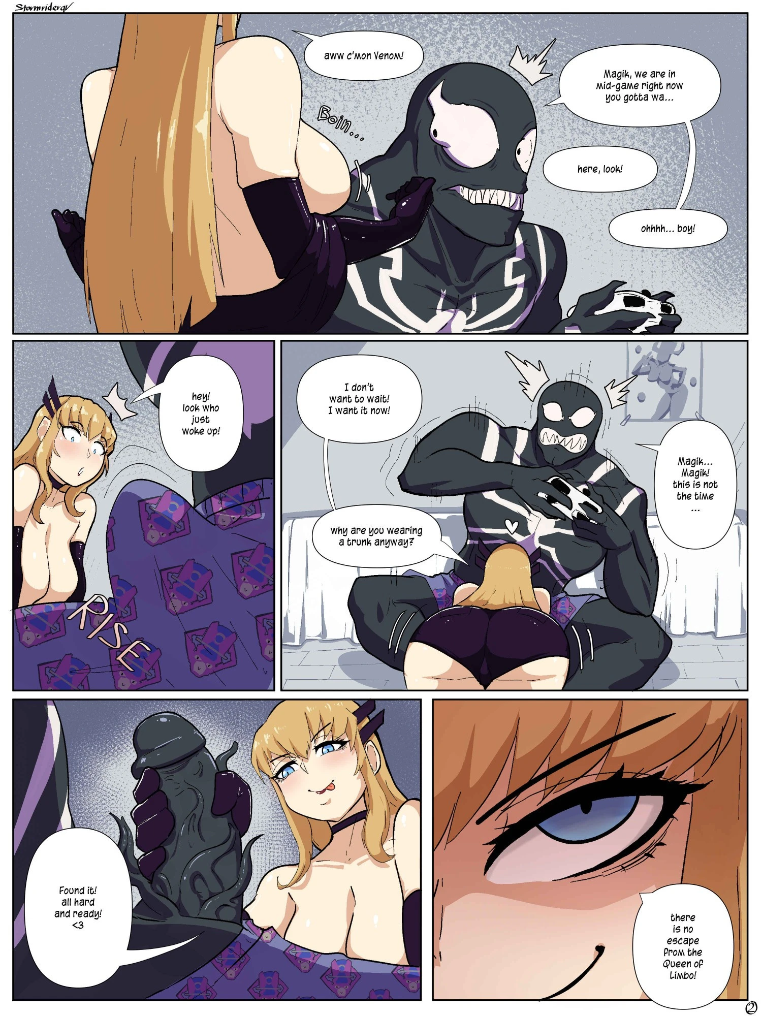 Magik_ The Symbiote Strikes Back! porn comic picture 5