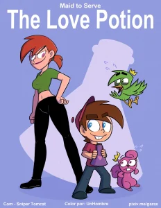 Maid to Serve: The Love Potion porn comic picture 1