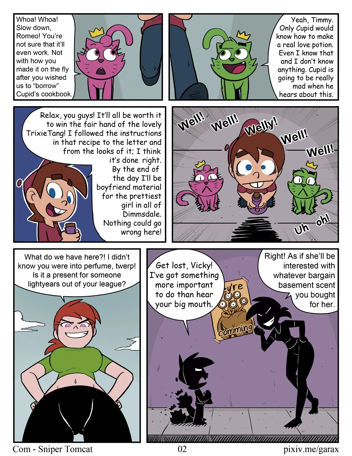 Maid to Serve: The Love Potion porn comic picture 3