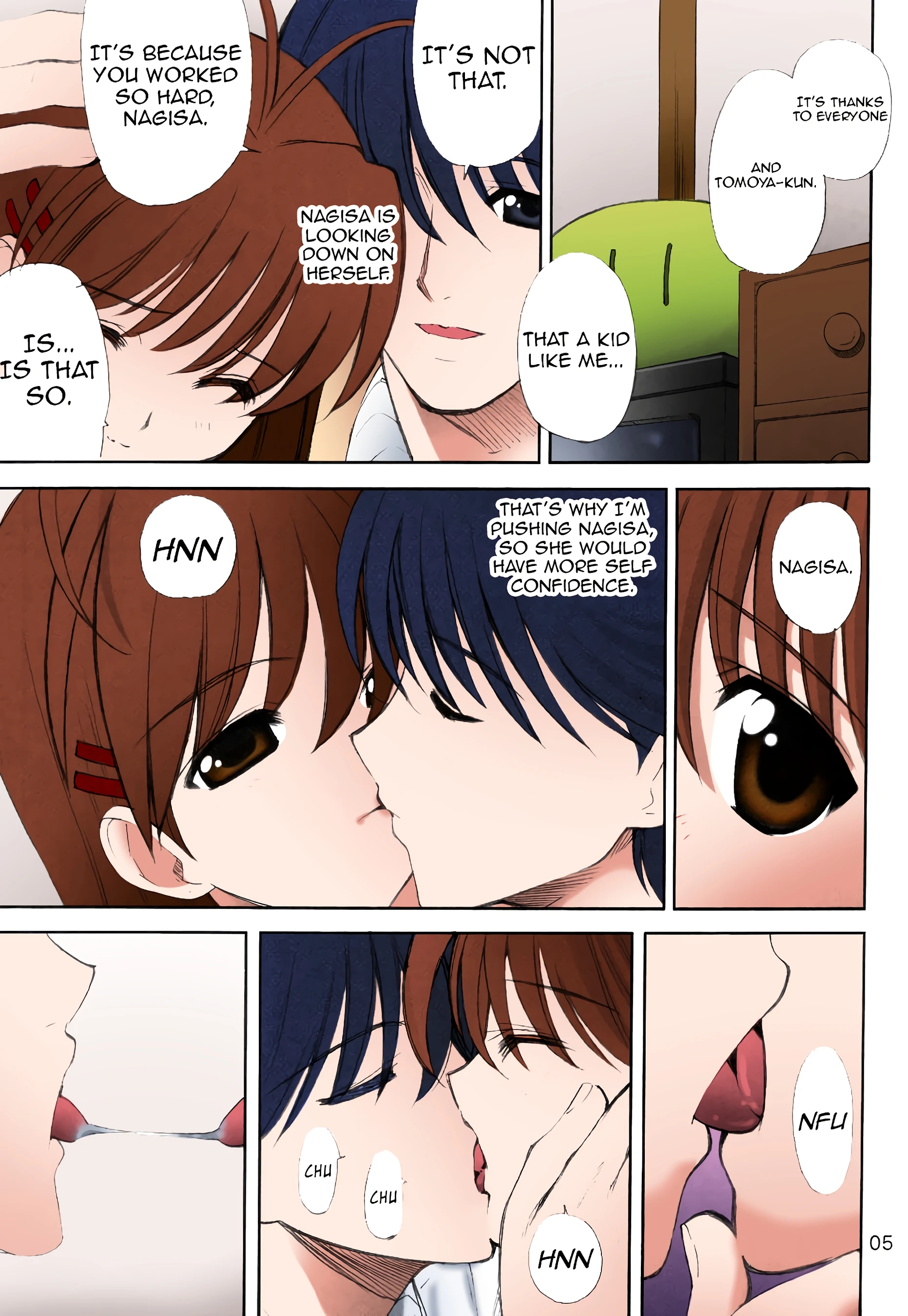 Maki Clannad porn comic picture 4
