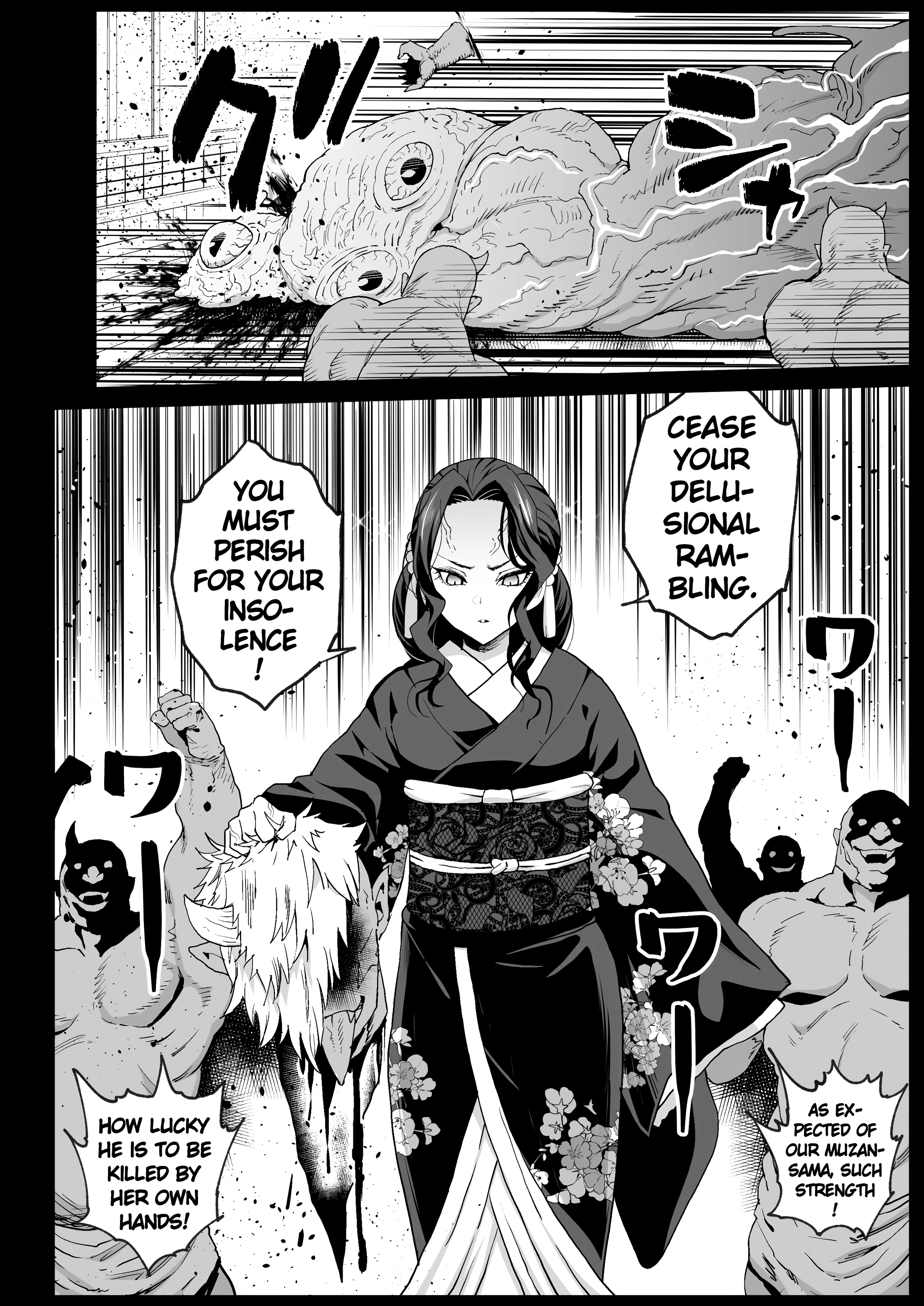 Making a Mess of Lady Muzan-sama - RAPE OF DEMON SLAYER 4 porn comic picture 6