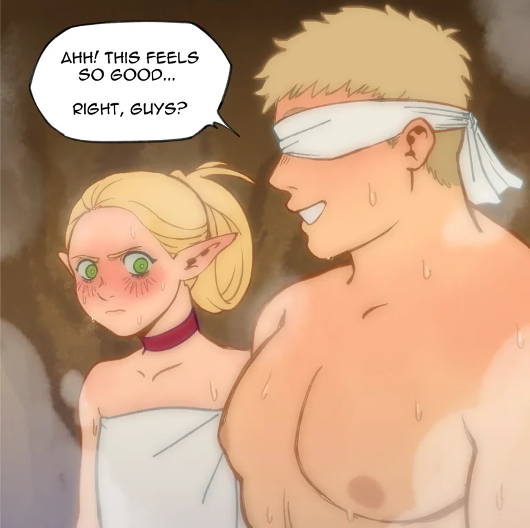 Marcille x Laios porn comic picture 1