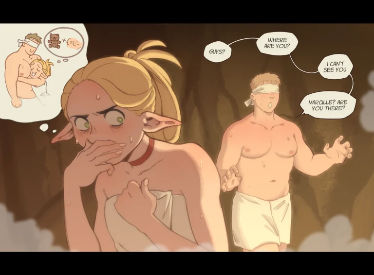 Marcille x Laios porn comic picture 2