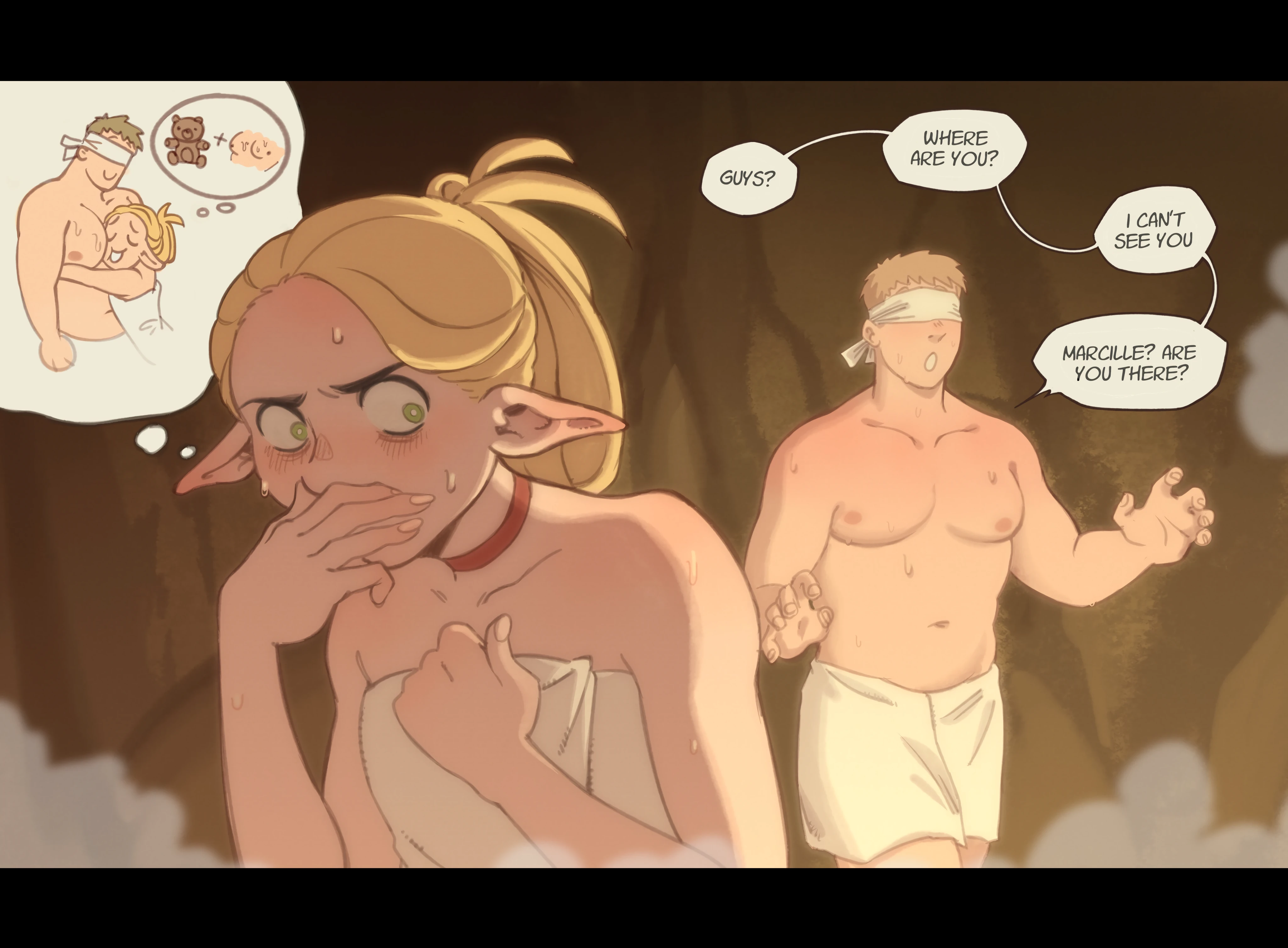 Marcille x Laios porn comic picture 2