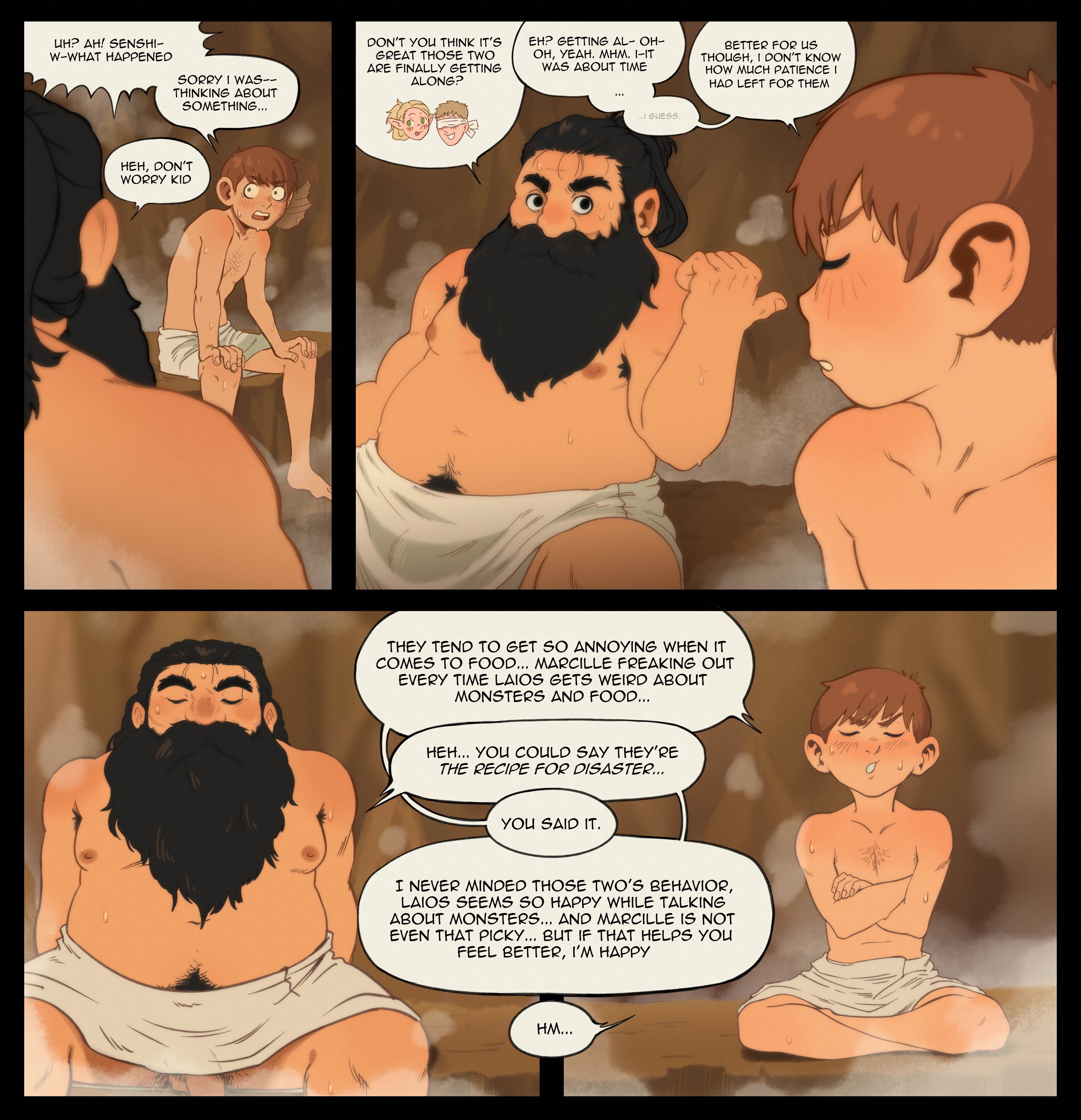 Marcille x Laios porn comic picture 8