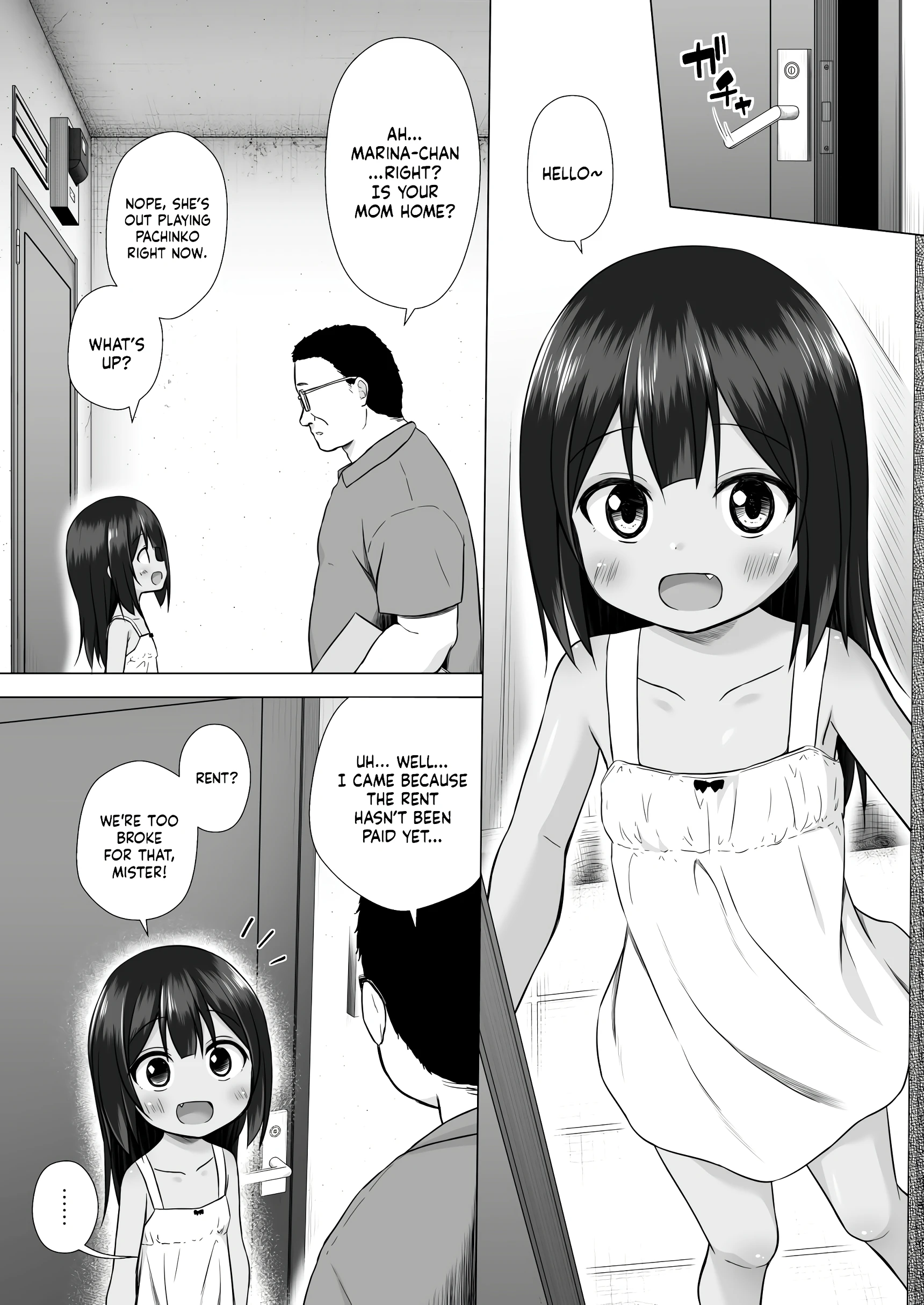 Marina-chan of Warabe Residential Complex porn comic picture 4