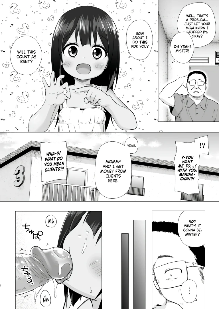 Marina-chan of Warabe Residential Complex porn comic picture 5