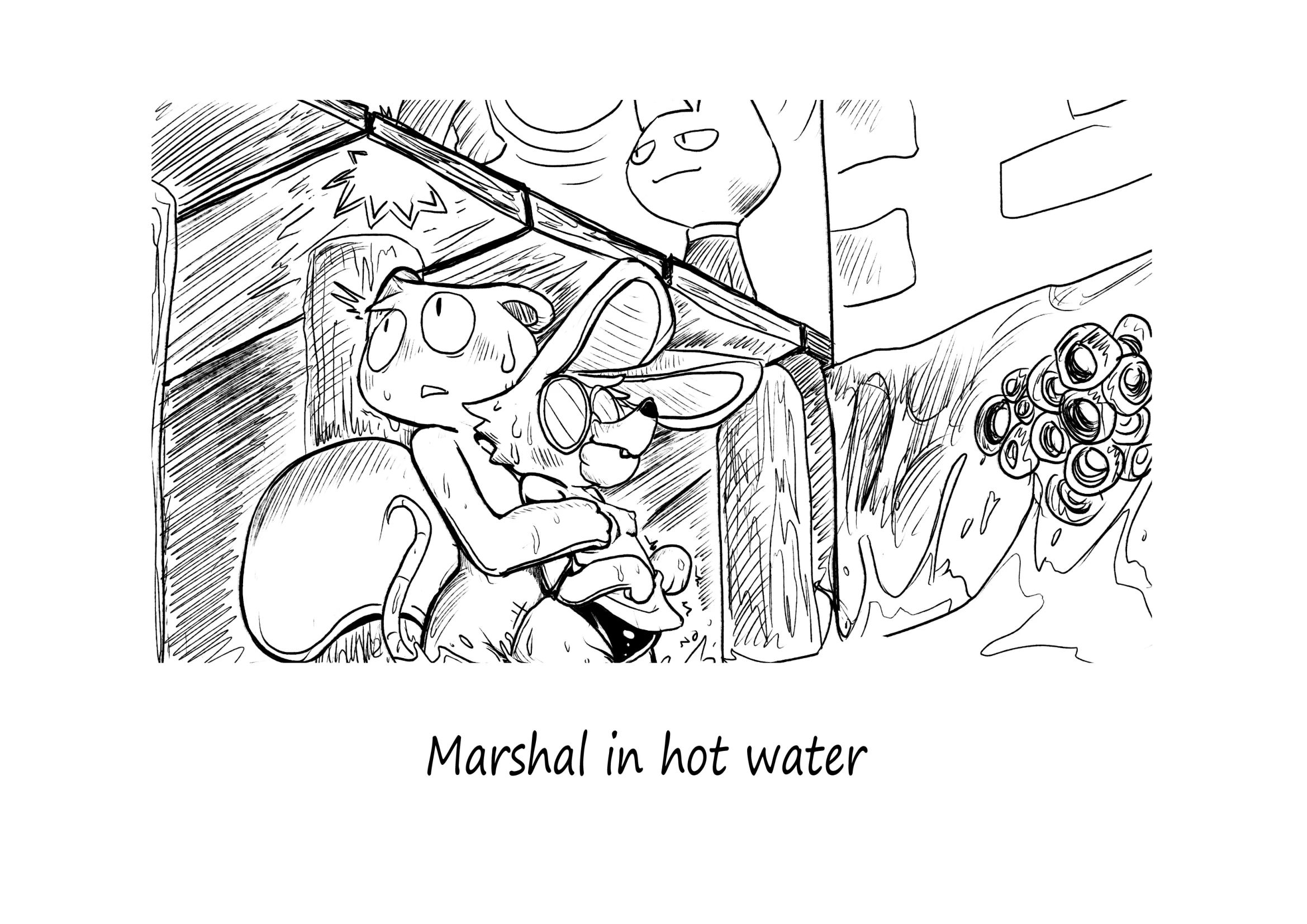 Marshal Goes to Jail porn comic picture 3
