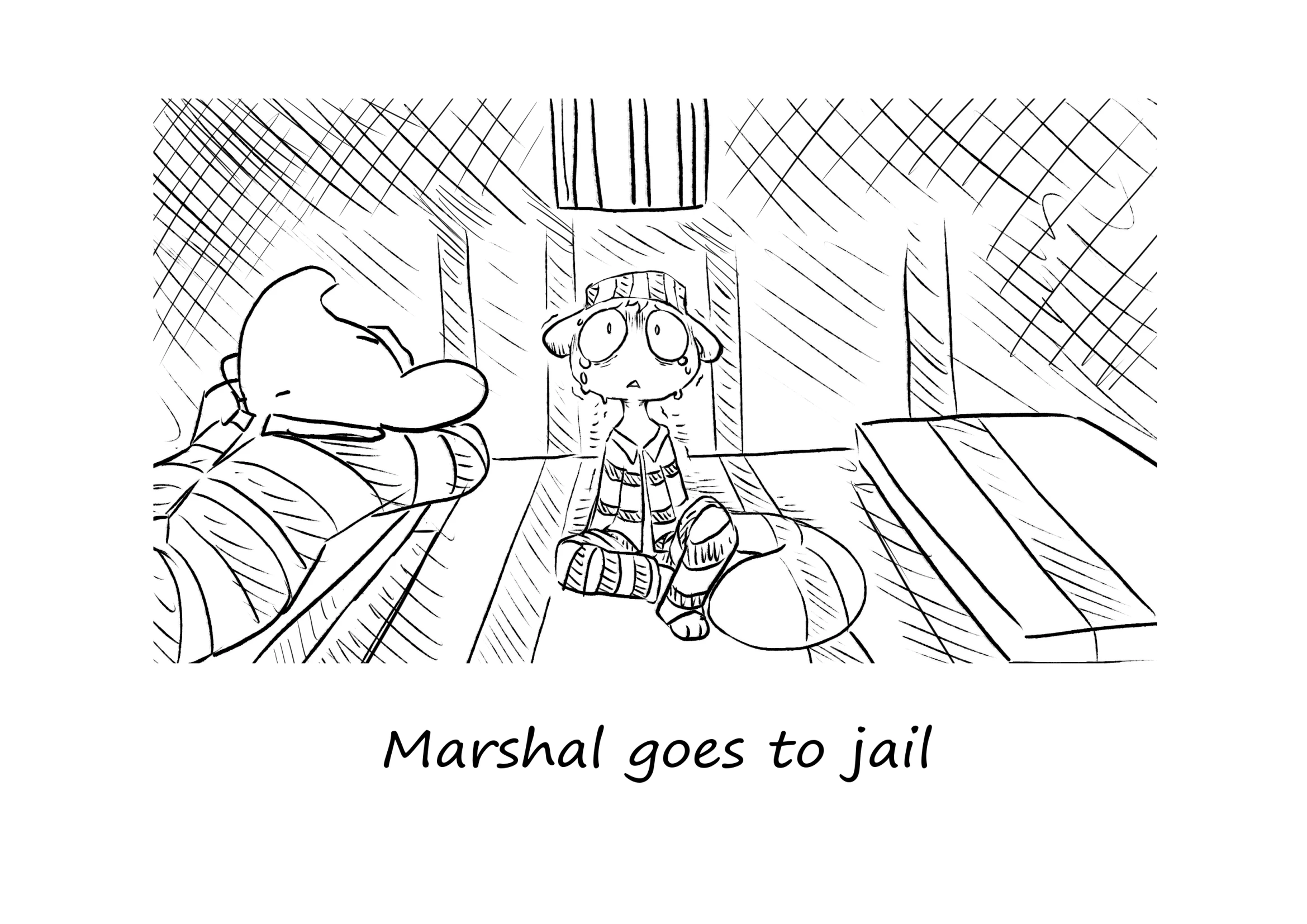 Marshal Goes to Jail porn comic picture 5
