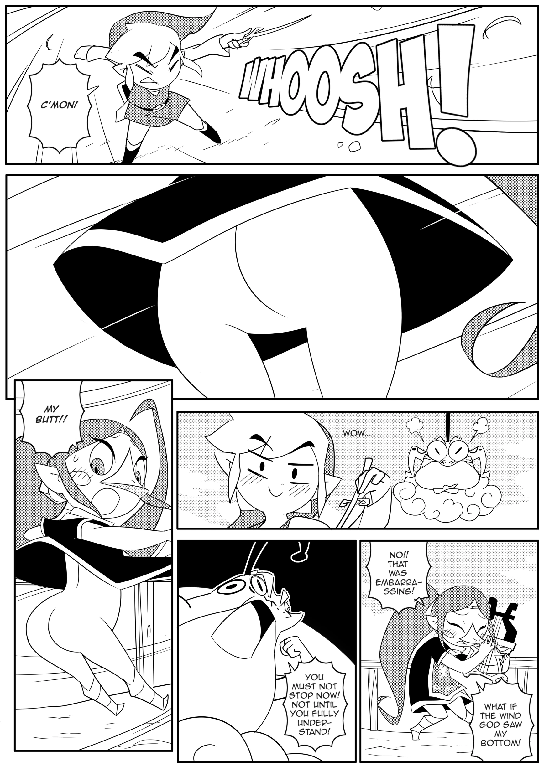 Medli And The Wind God's Wind porn comic picture 4