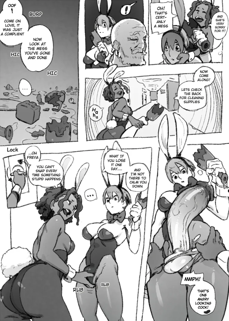 Megalo Bunny! porn comic picture 4