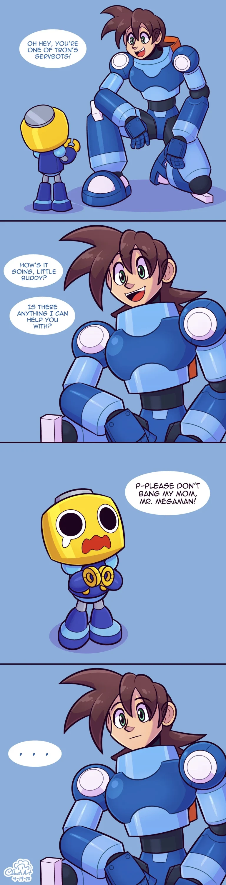 MegaMan and Tron Bonne porn comic picture 10