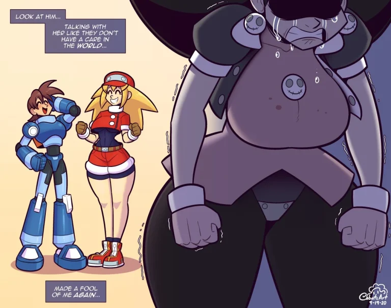 MegaMan and Tron Bonne porn comic picture 19