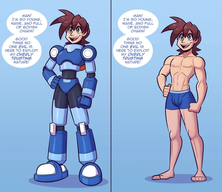 MegaMan and Tron Bonne porn comic picture 2