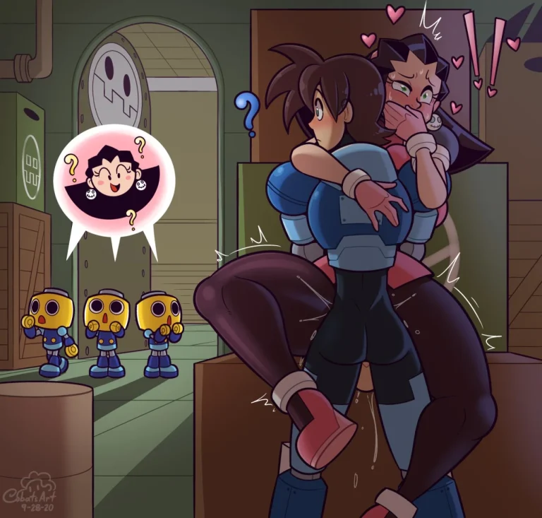 MegaMan and Tron Bonne porn comic picture 22