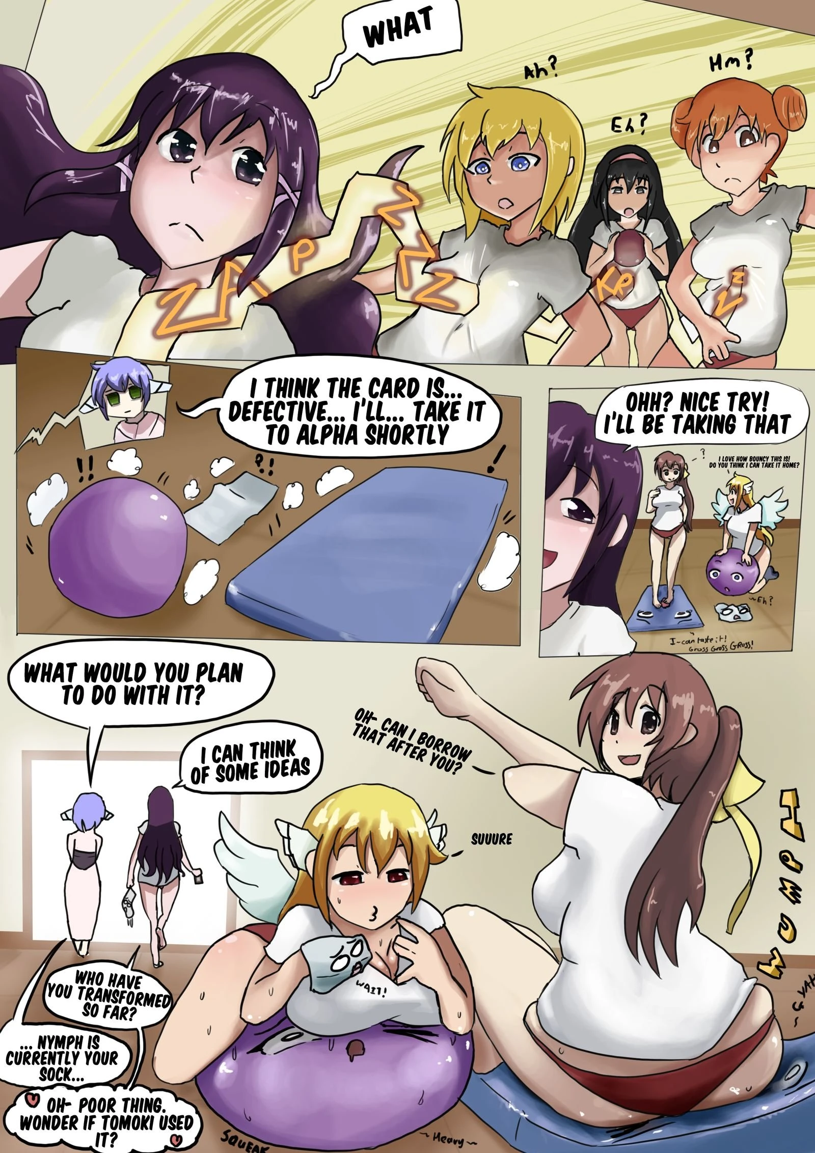 Mikako's sock porn comic picture 1