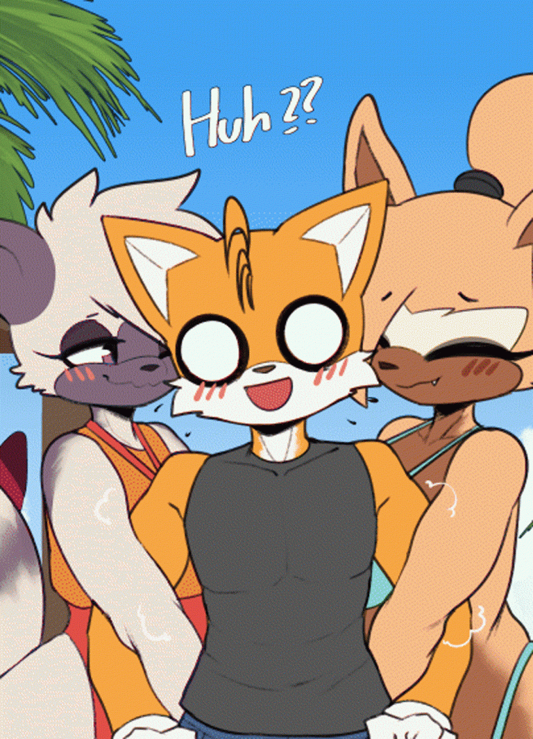 Miles Tails Prower X Tangle the Lemur X Whisper the Wolf porn comic picture 2