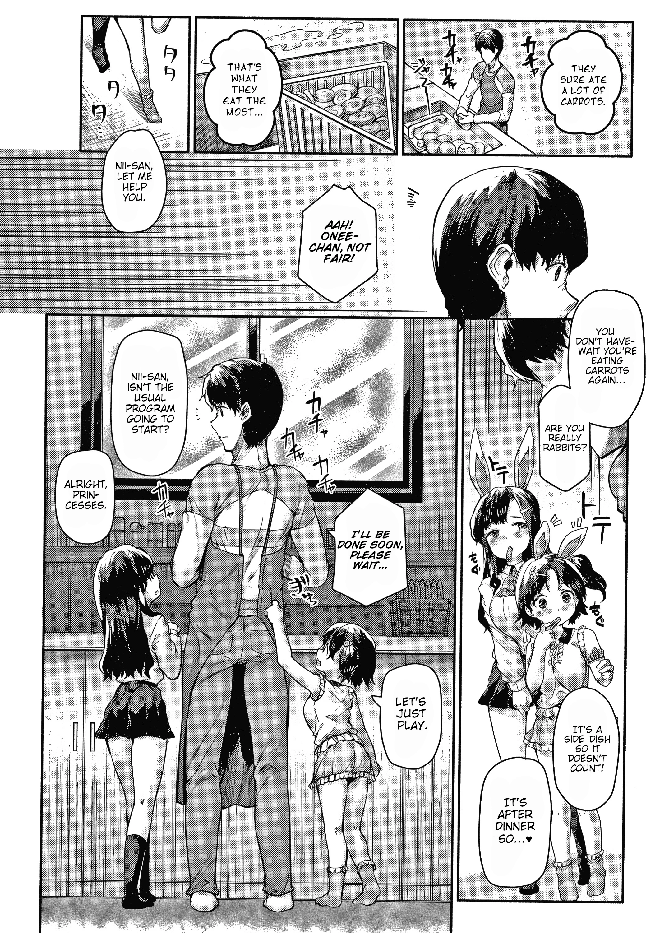 Minimum Gigantic Breasts Little Sisters porn comic picture 4