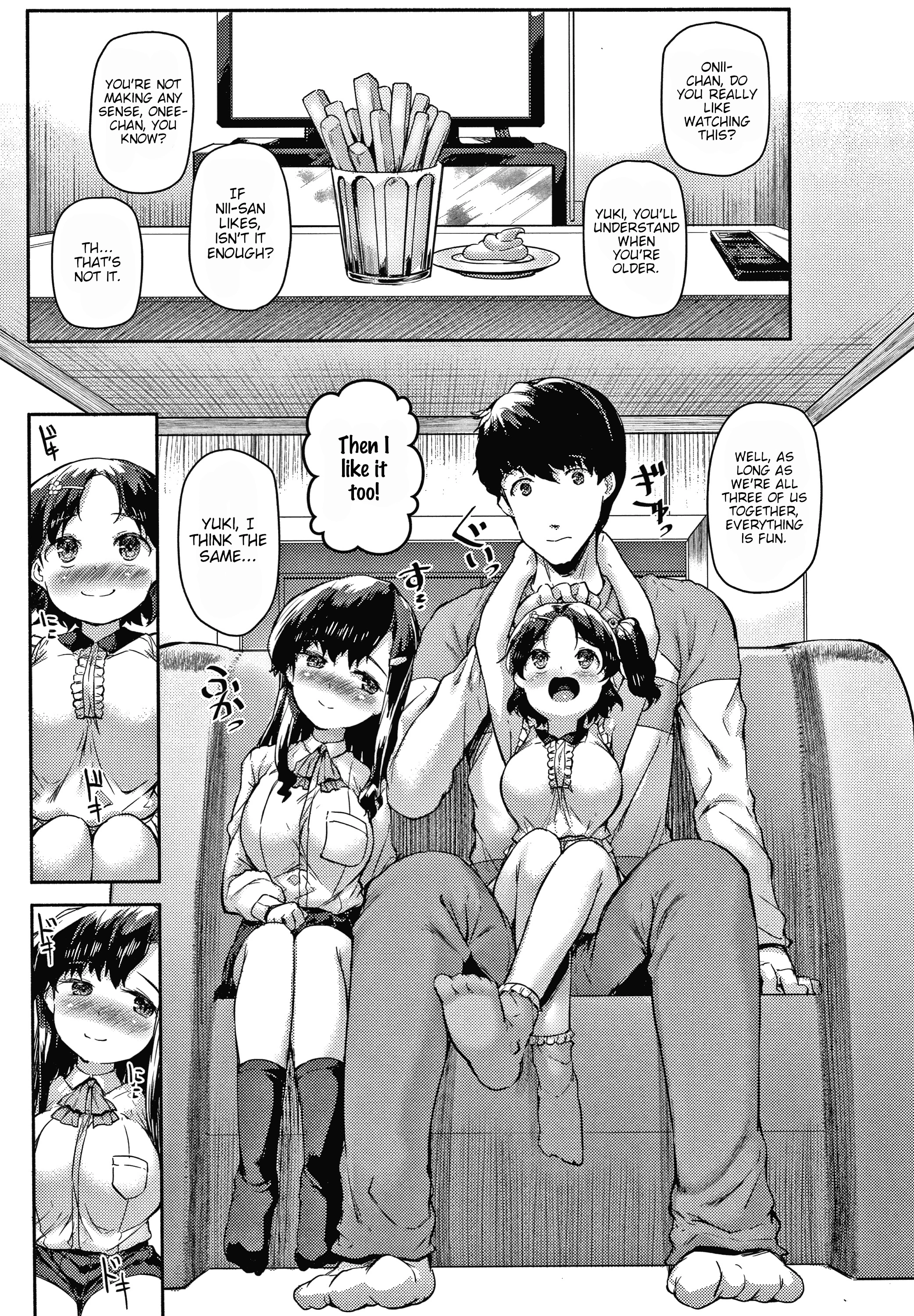 Minimum Gigantic Breasts Little Sisters porn comic picture 5
