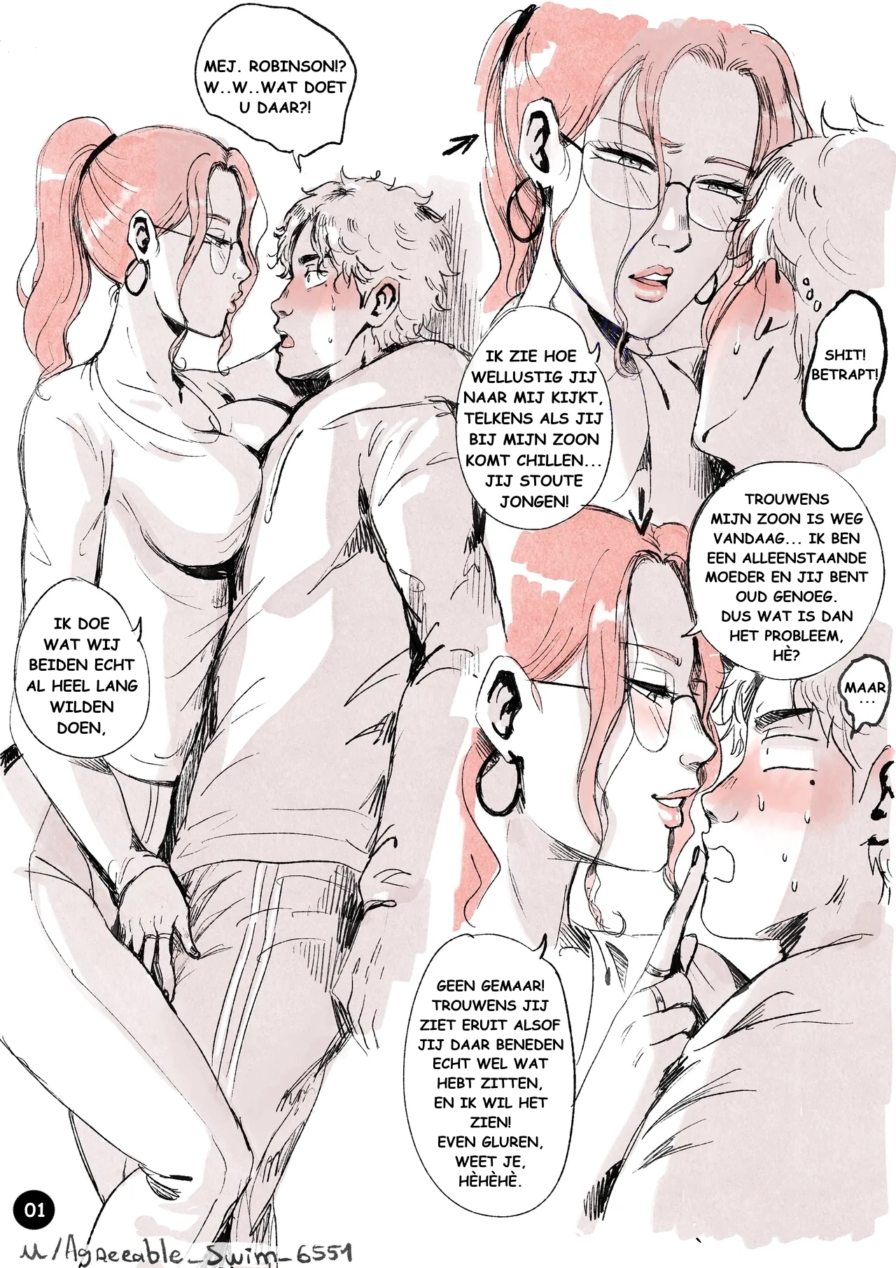Miss Robinson_ Dom MILF [NL] porn comic picture 1