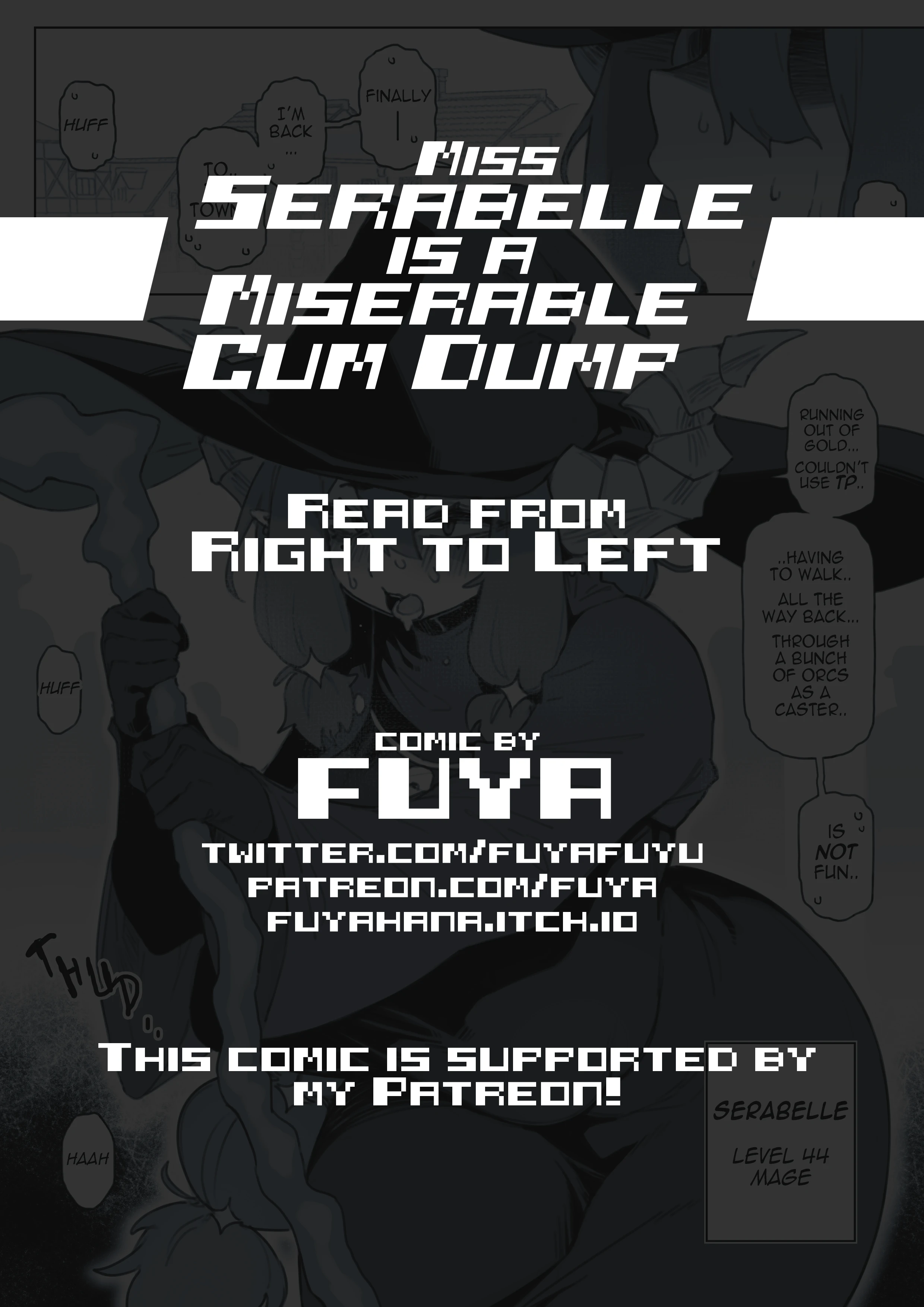 Miss Serabelle is a Miserable Cum Dump porn comic picture 1