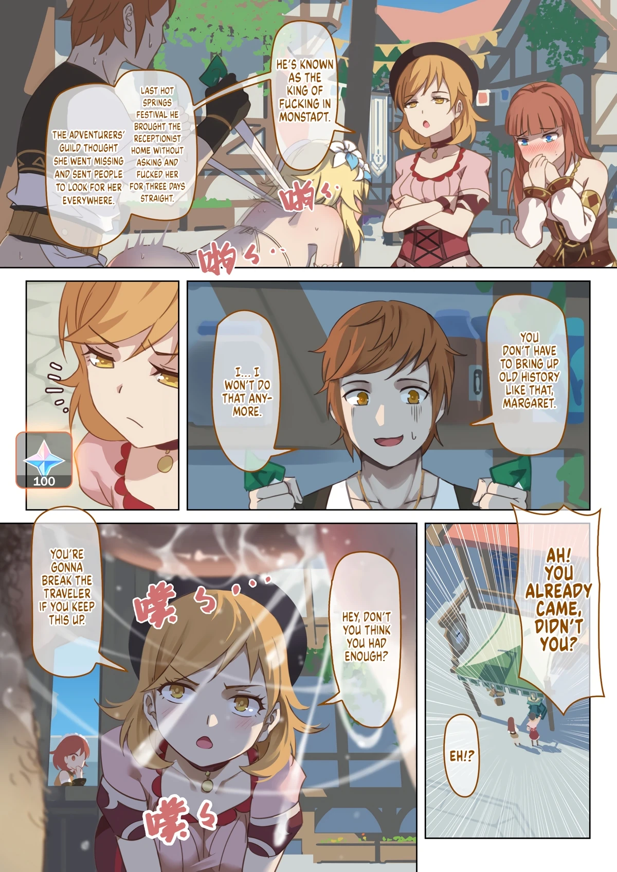 Mondstadt Hot Springs Festival porn comic picture 18