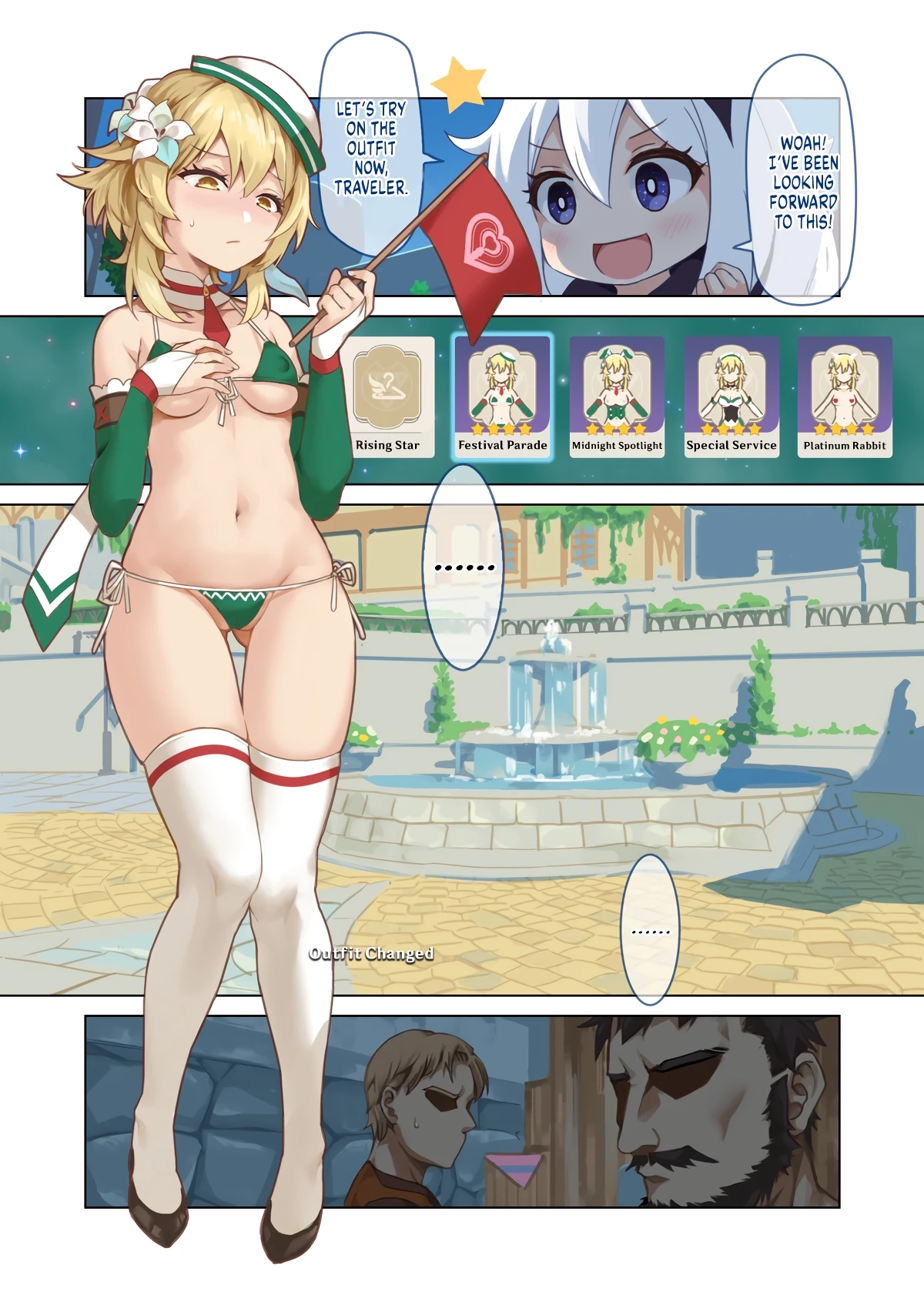Mondstadt Hot Springs Festival porn comic picture 3