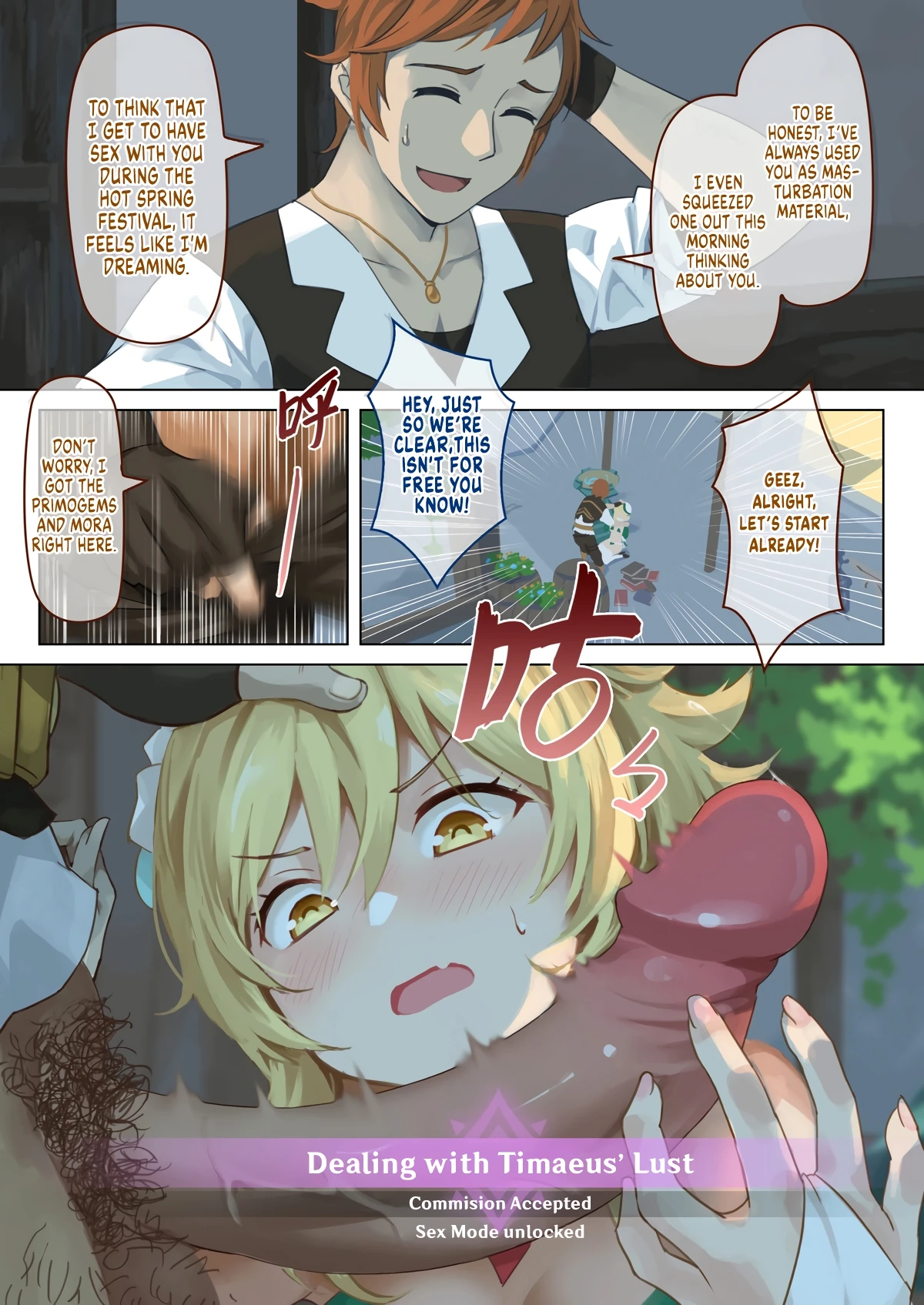 Mondstadt Hot Springs Festival porn comic picture 7