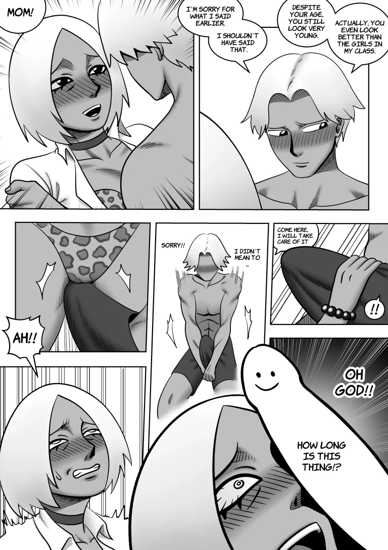 Mother and Son on a Desert Island 1 porn comic picture 12