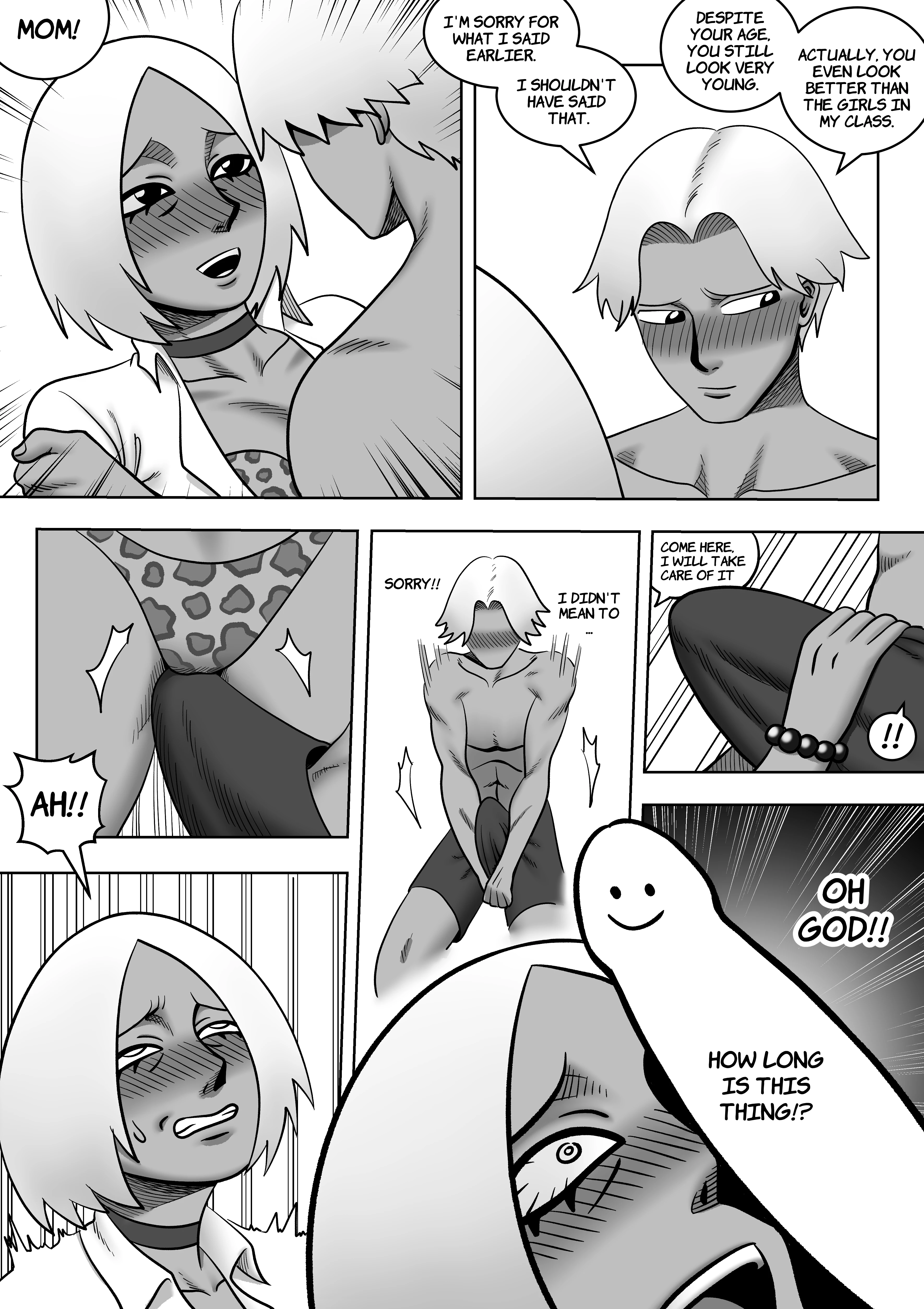 Mother and Son on a Desert Island 1 porn comic picture 12