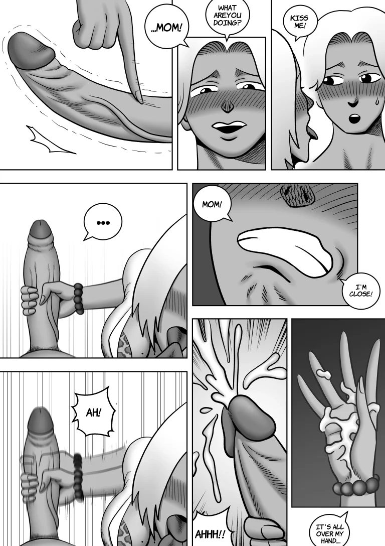 Mother and Son on a Desert Island 1 porn comic picture 13