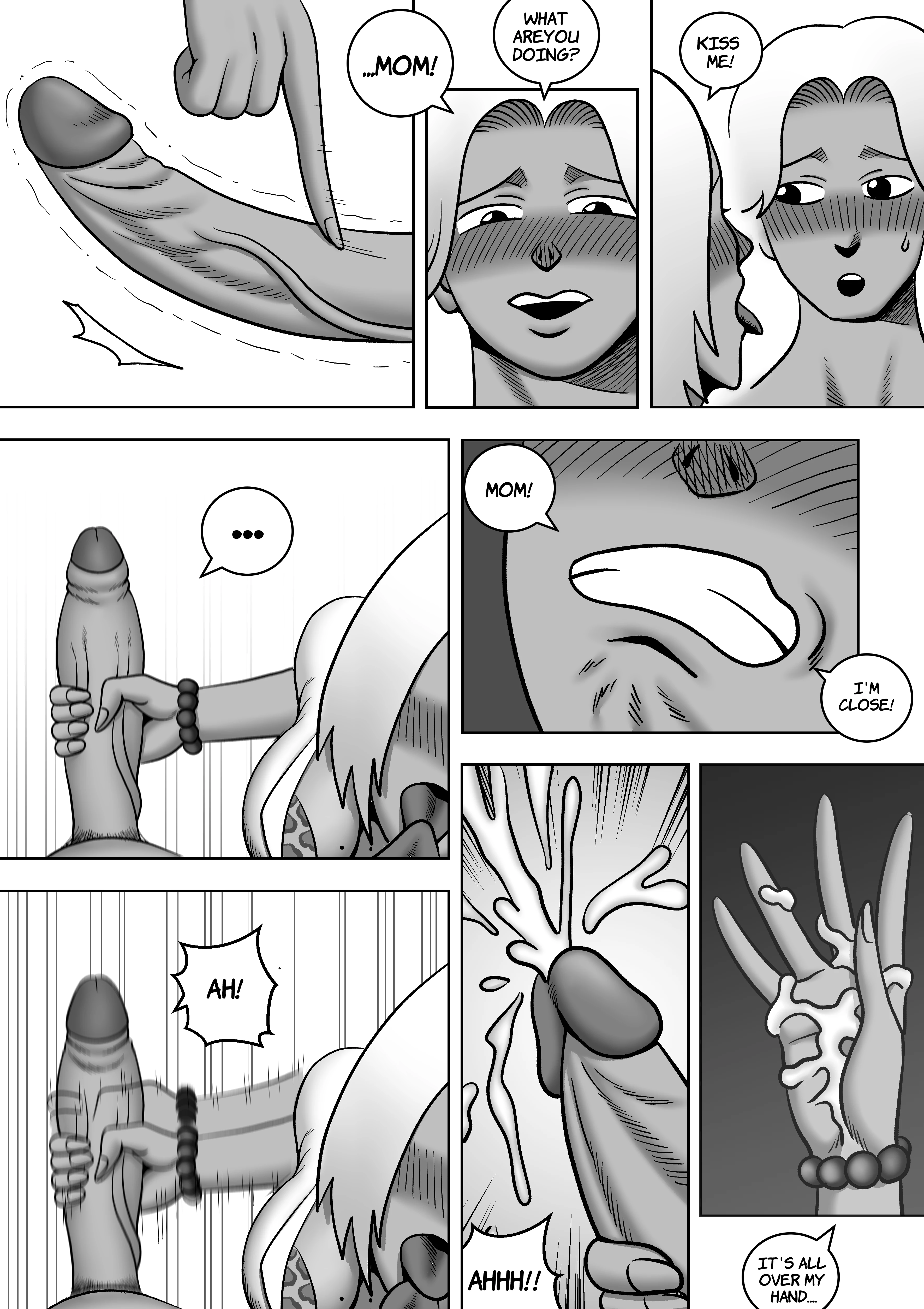 Mother and Son on a Desert Island 1 porn comic picture 13