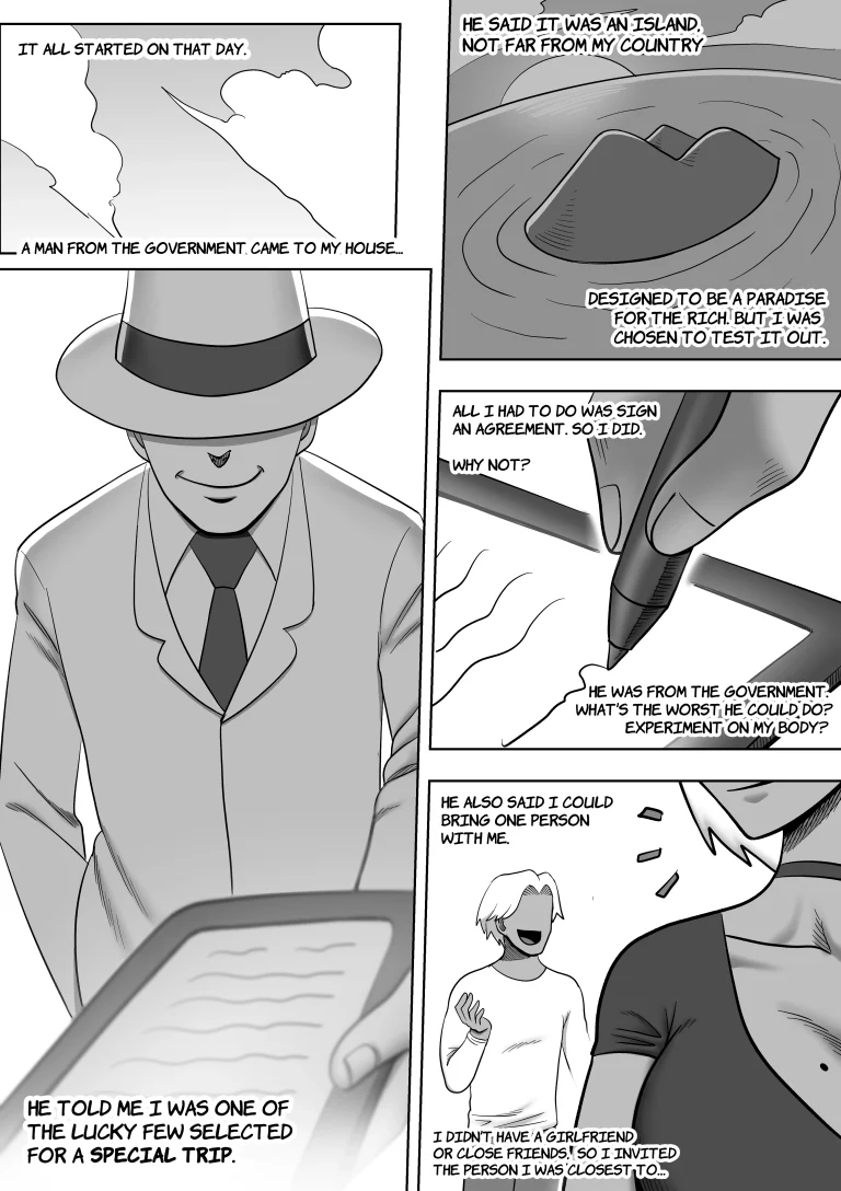 Mother and Son on a Desert Island 1 porn comic picture 2