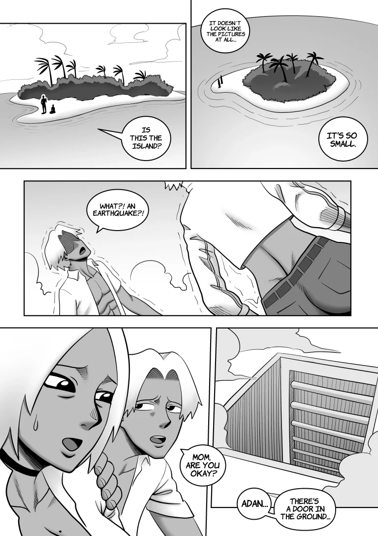 Mother and Son on a Desert Island 1 porn comic picture 4