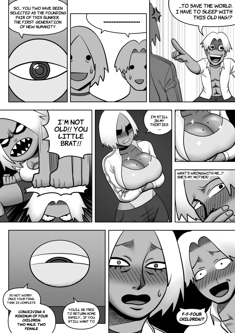 Mother and Son on a Desert Island 1 porn comic picture 9