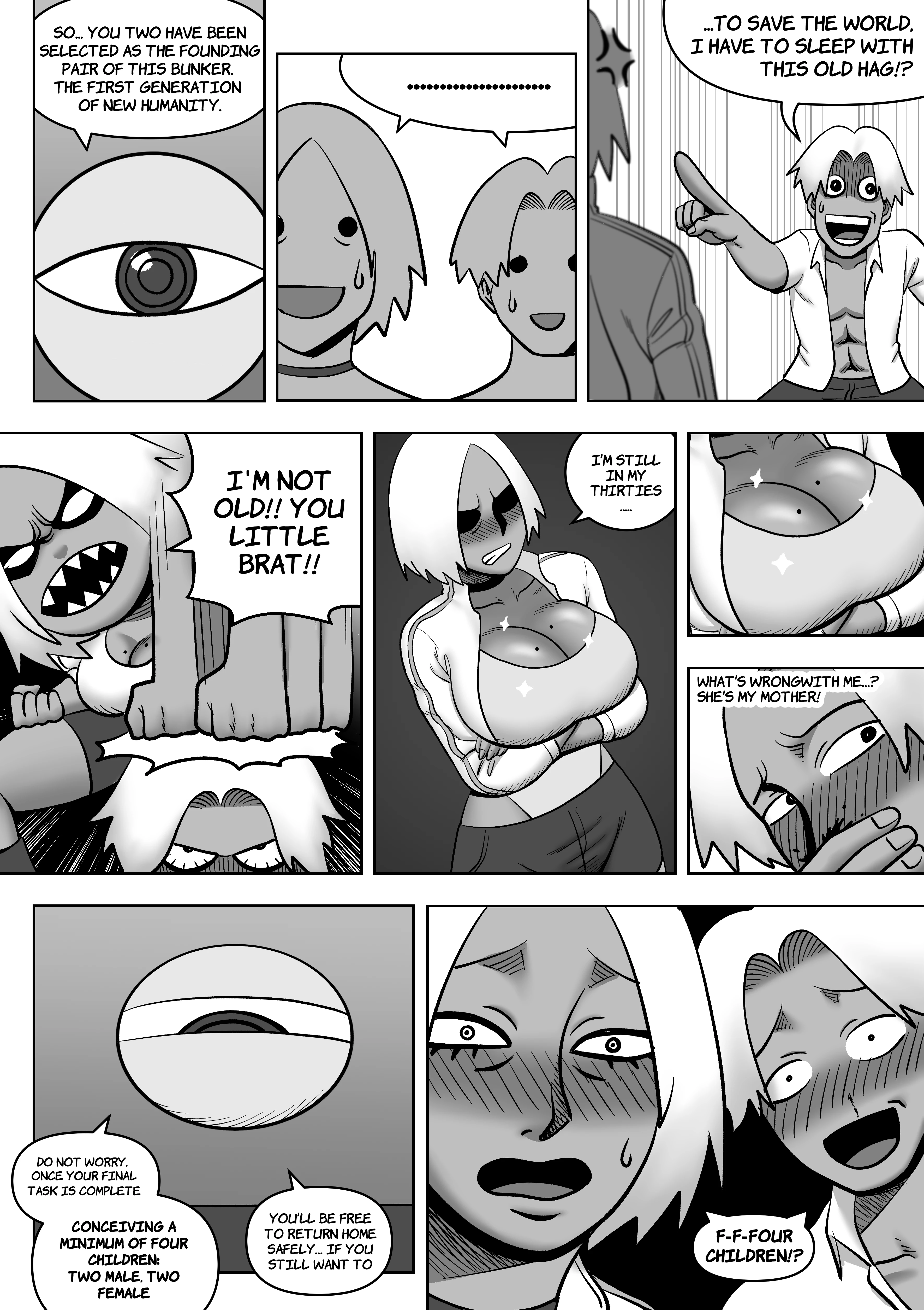 Mother and Son on a Desert Island 1 porn comic picture 9