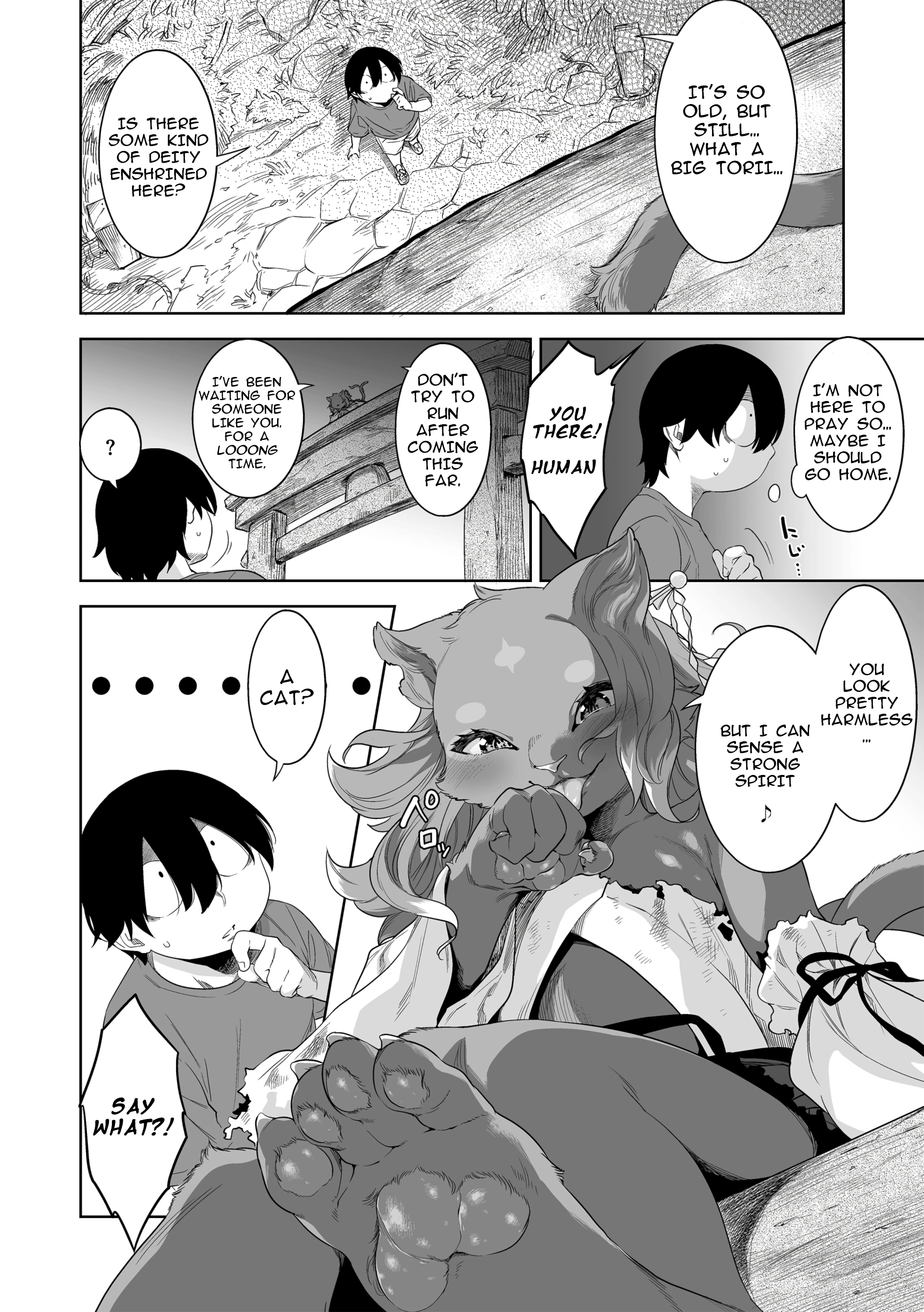 Mountain Guardian Cat porn comic picture 5