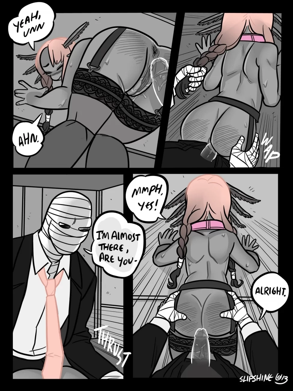 Mr Invisible & The Axolotl porn comic picture 10