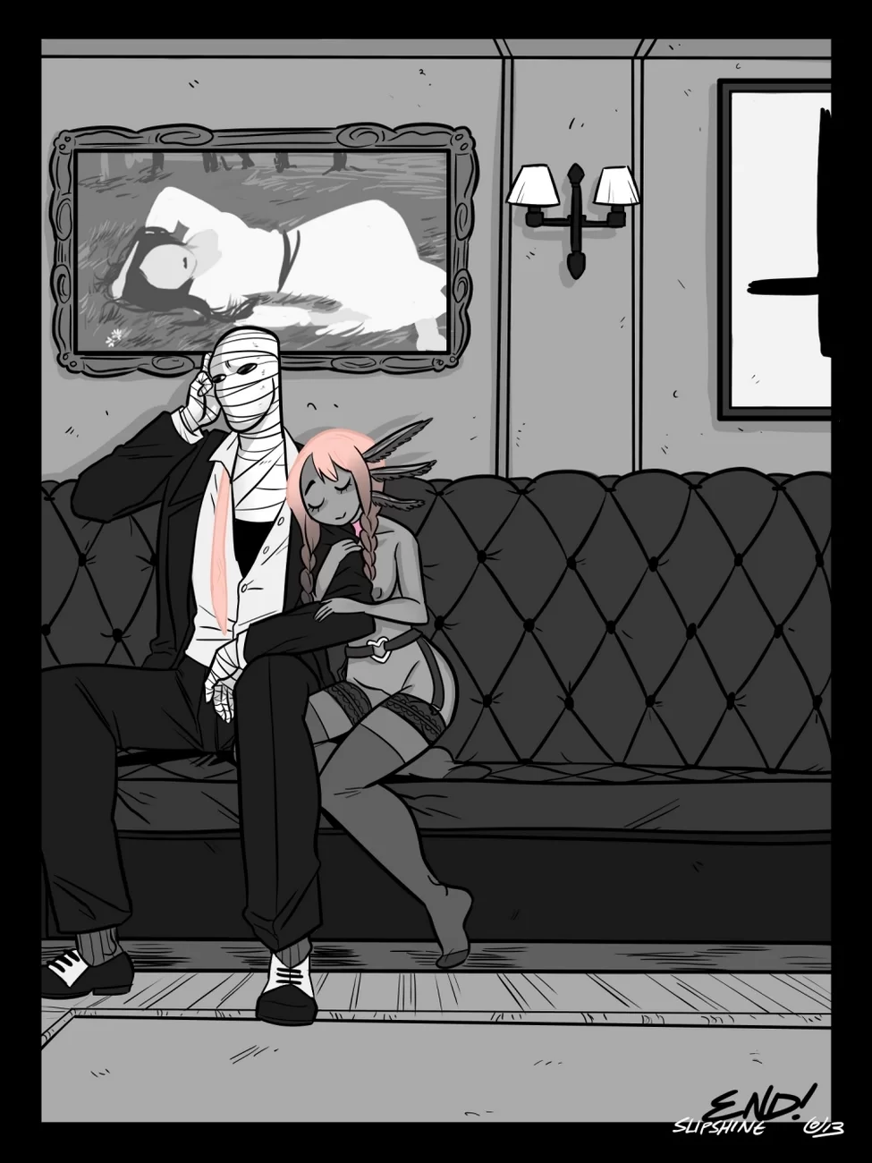 Mr Invisible & The Axolotl porn comic picture 12